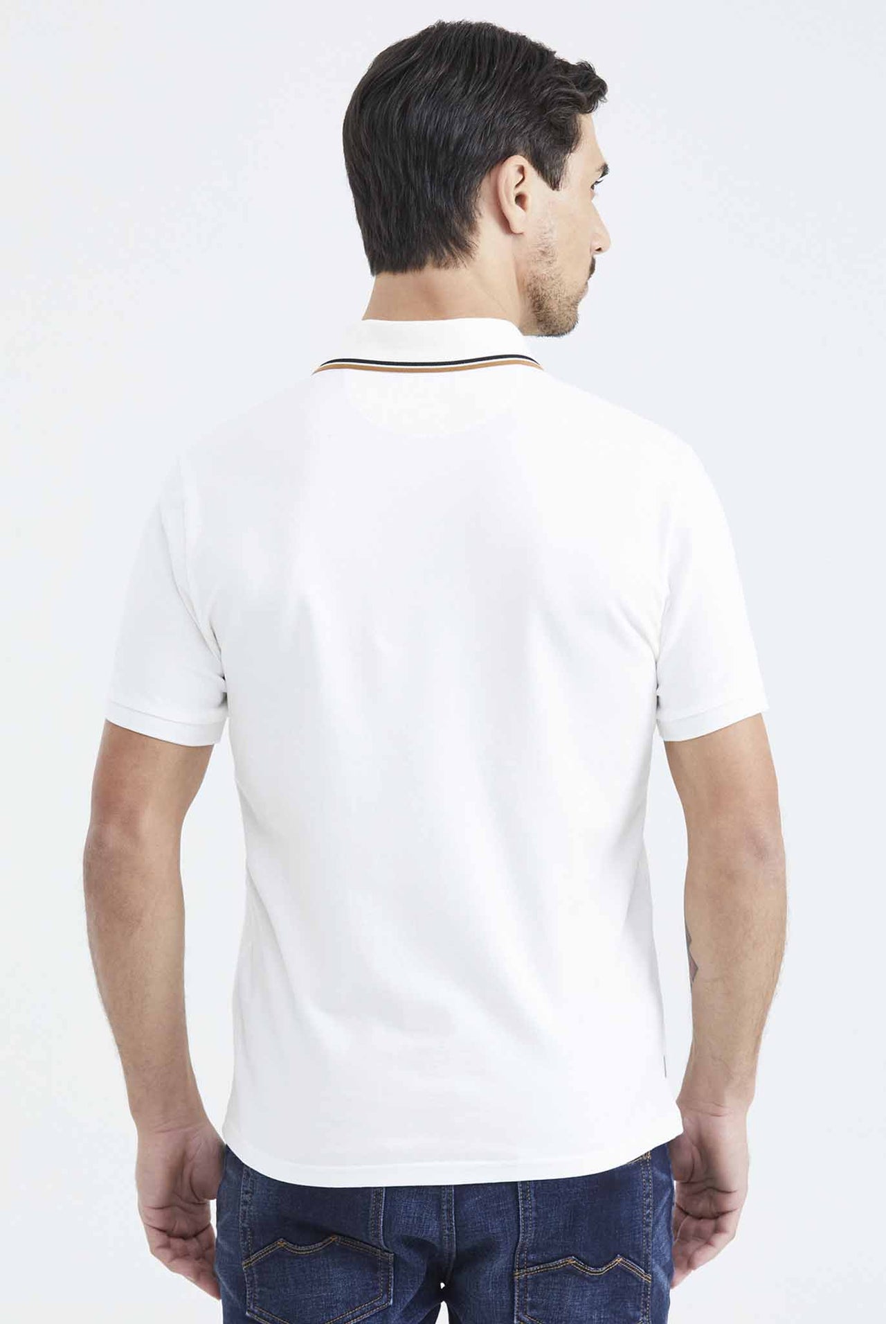 Camiseta Tipo Polo Chevignon Blanco