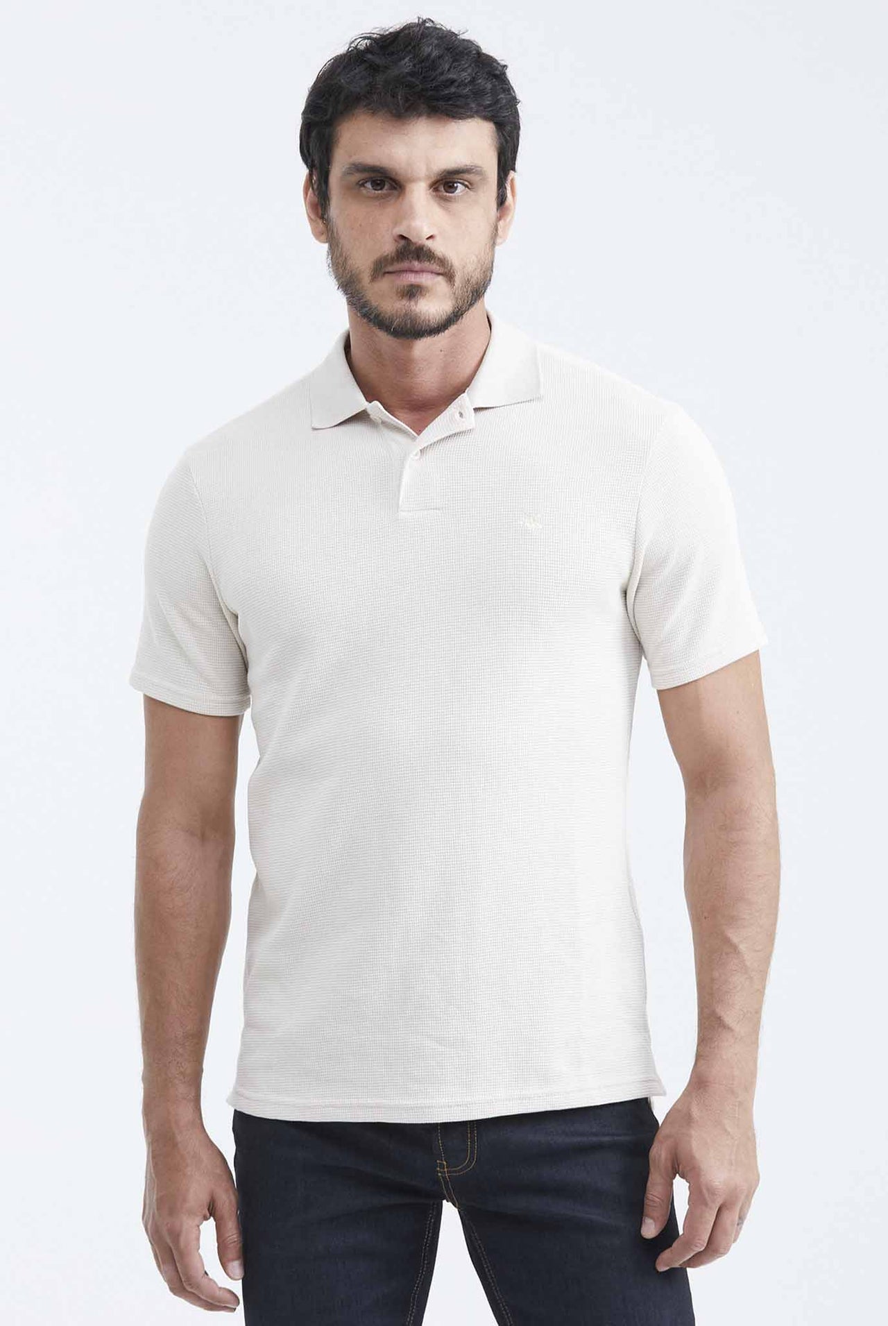 Polo Chevignon Slim Fit Crudo Wafle Texture