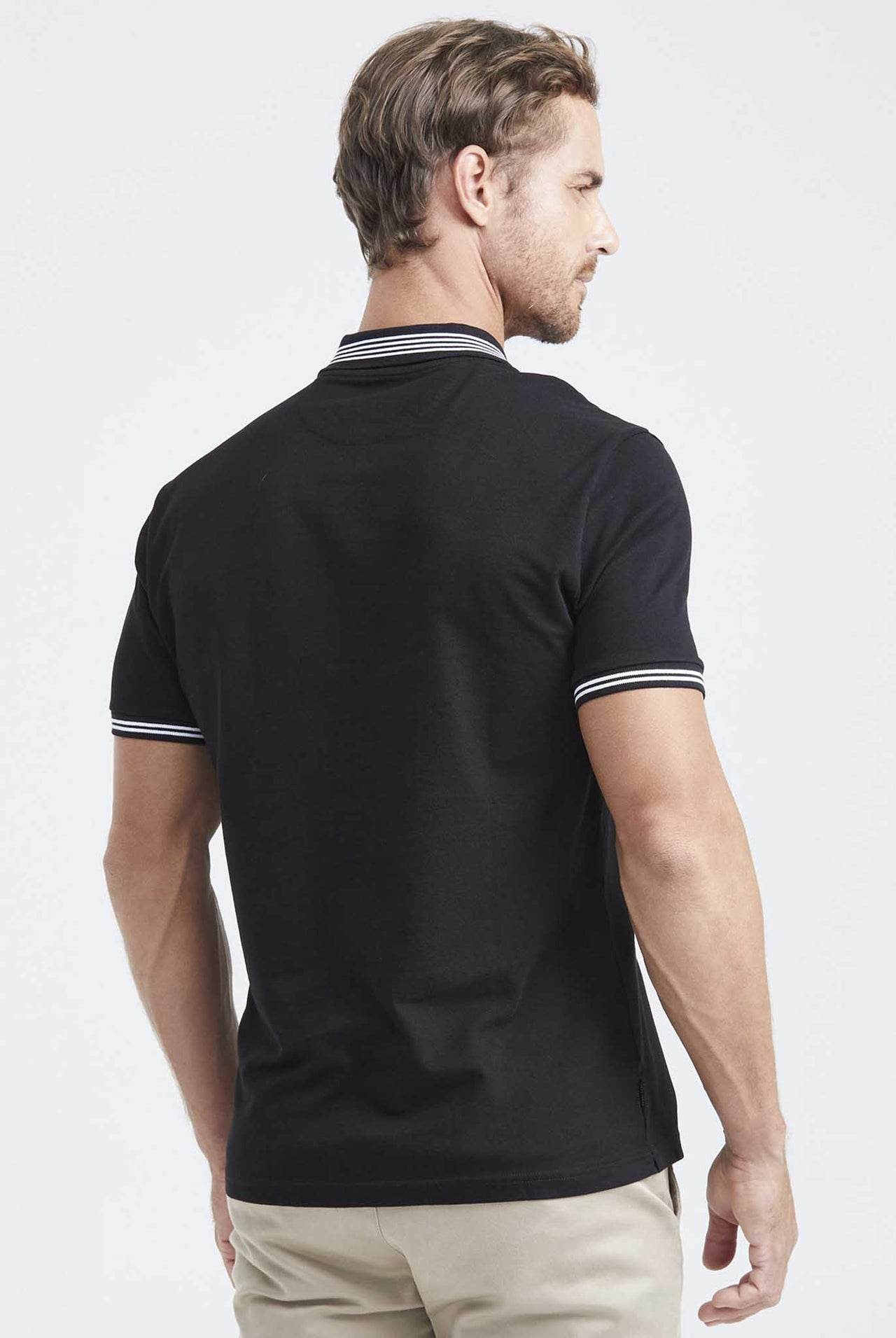 Polo Chevignon Slim Fit Negro Sombrio Ultraoscuro