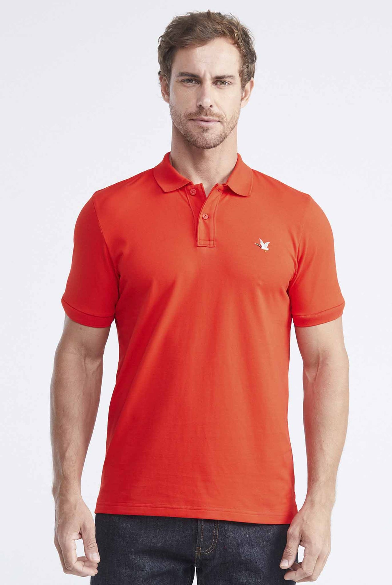 Camiseta Tipo Polo Chevignon Rojo