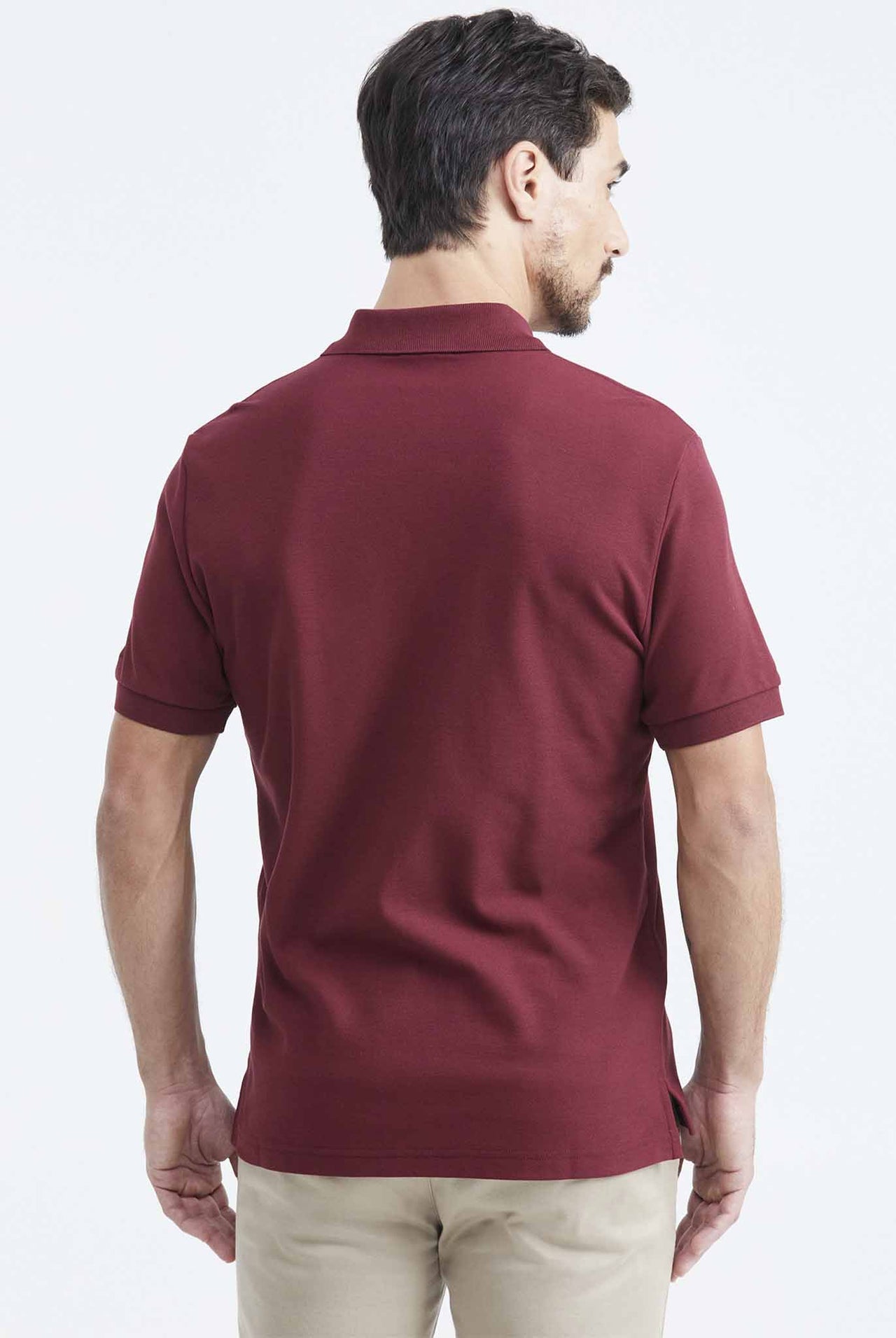 Camiseta Tipo Polo Chevignon Rojo Zinfandel Oscuro