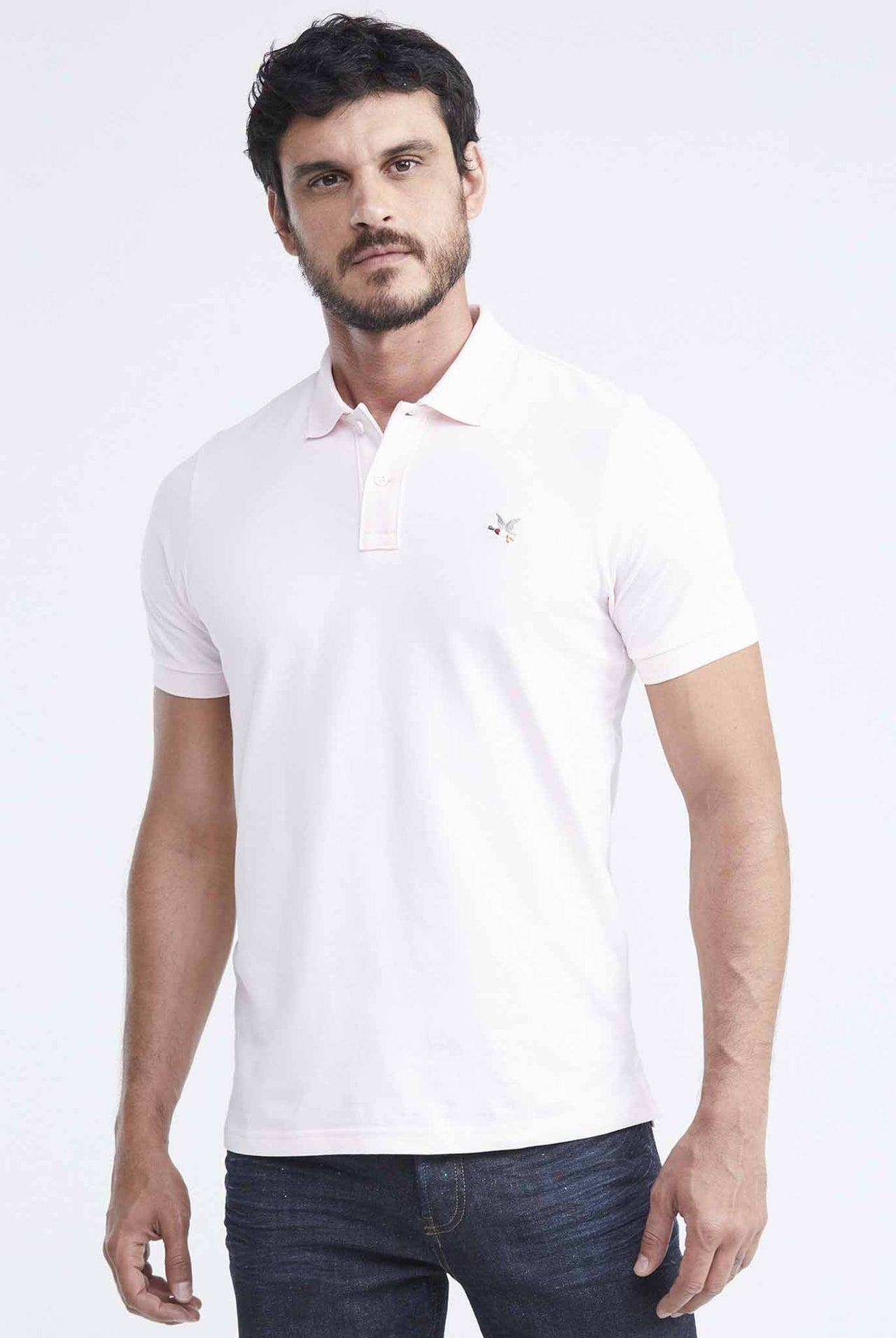 Camiseta Tipo Polo Chevignon Rosado