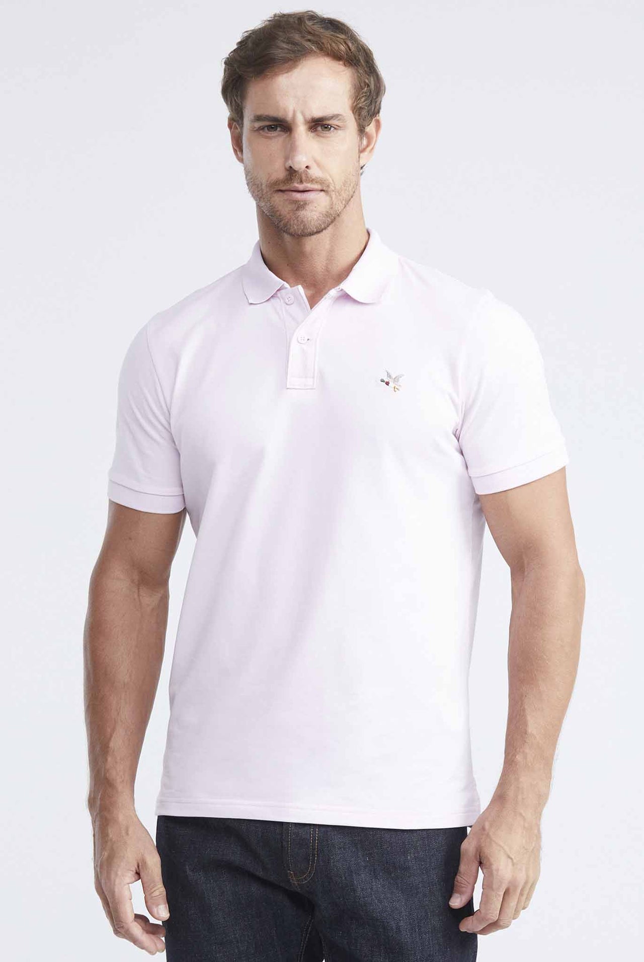 Camiseta Tipo Polo Chevignon Rosa Sublime Claro