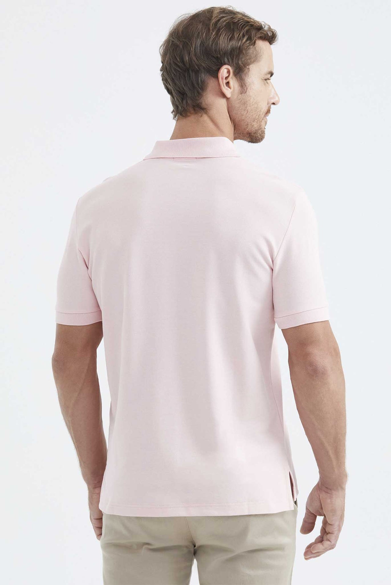 Camiseta Tipo Polo Chevignon Rosa Turbio Medio