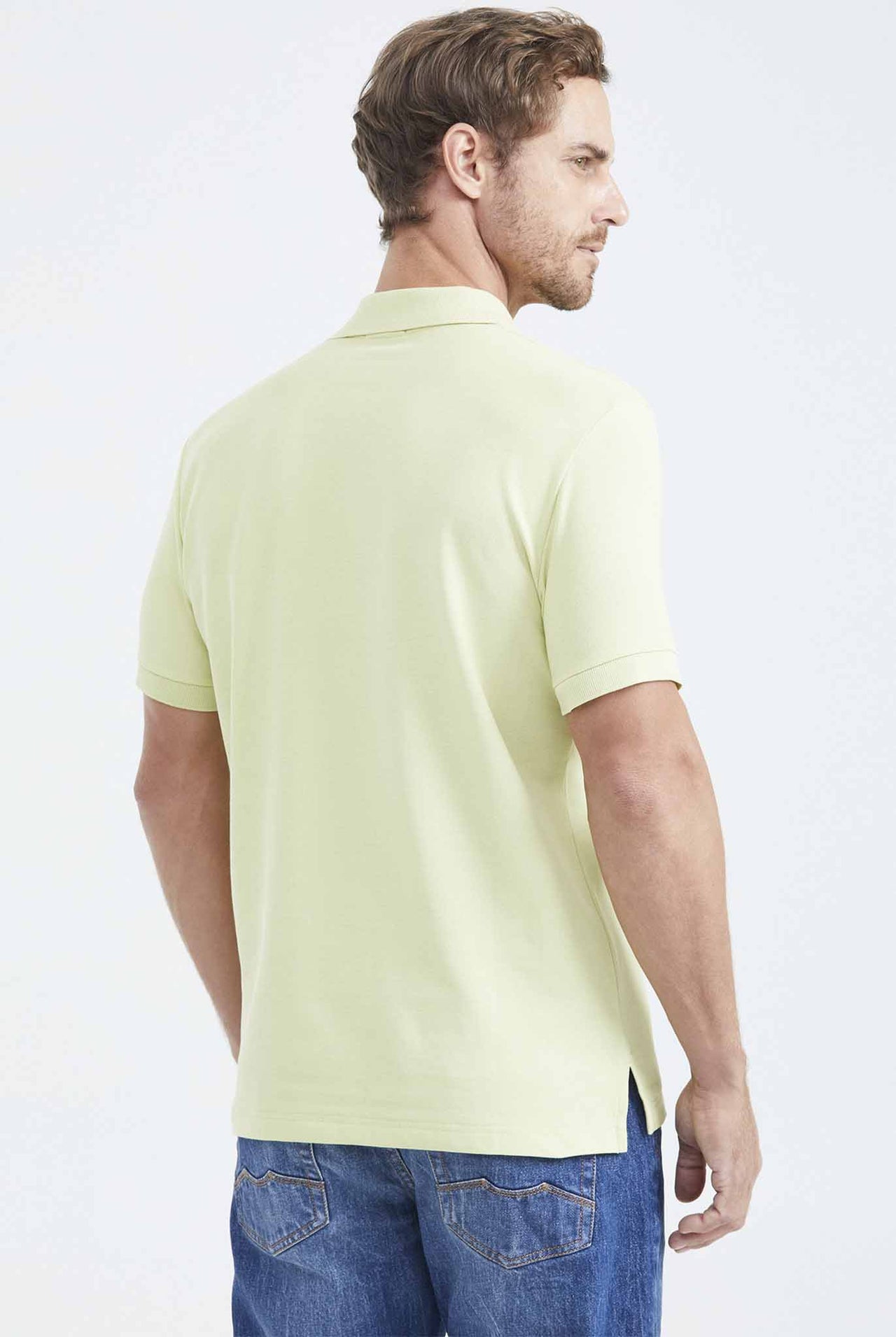 Camiseta Tipo Polo Chevignon Verde Anea Claro