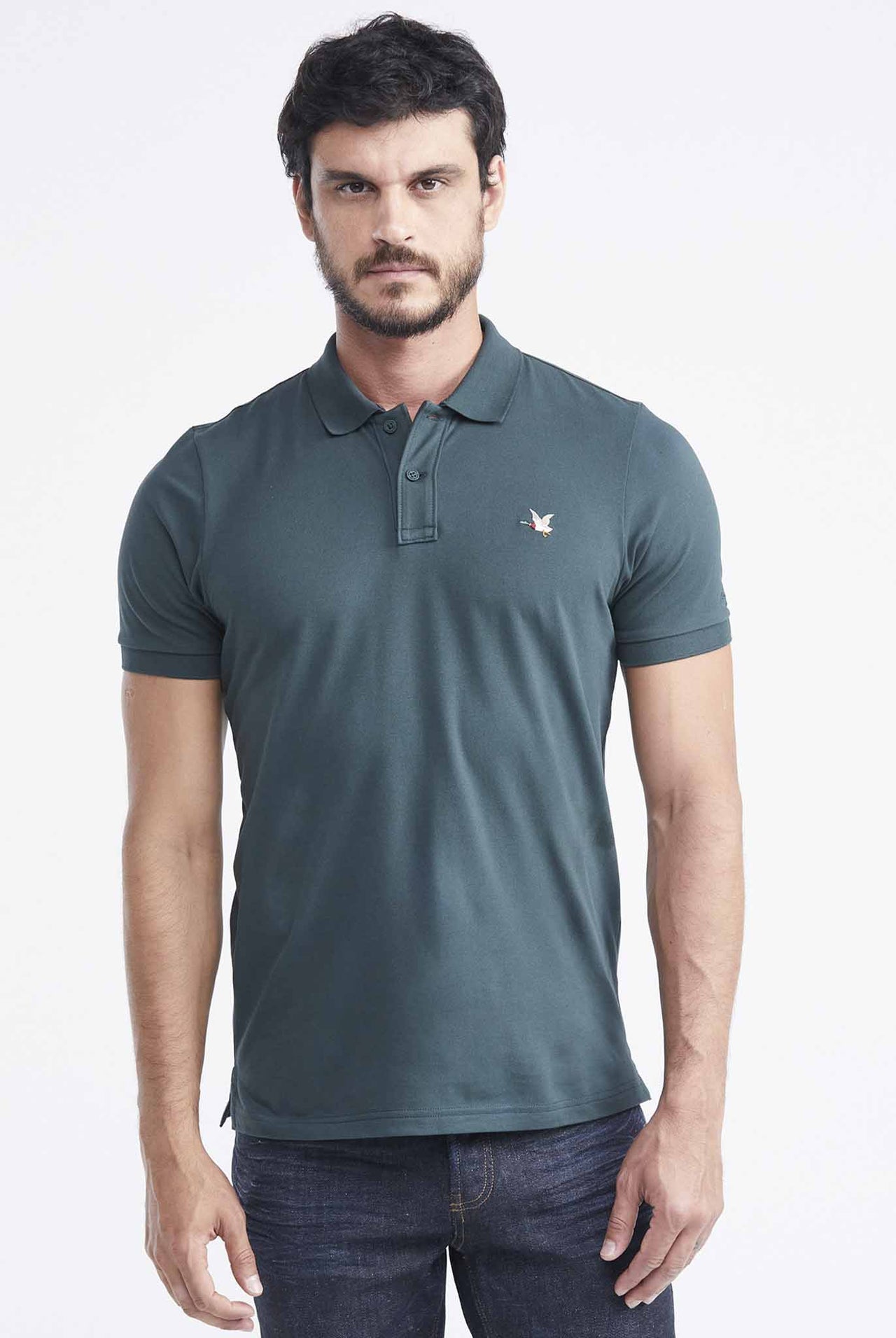 Camiseta Tipo Polo Chevignon Verde