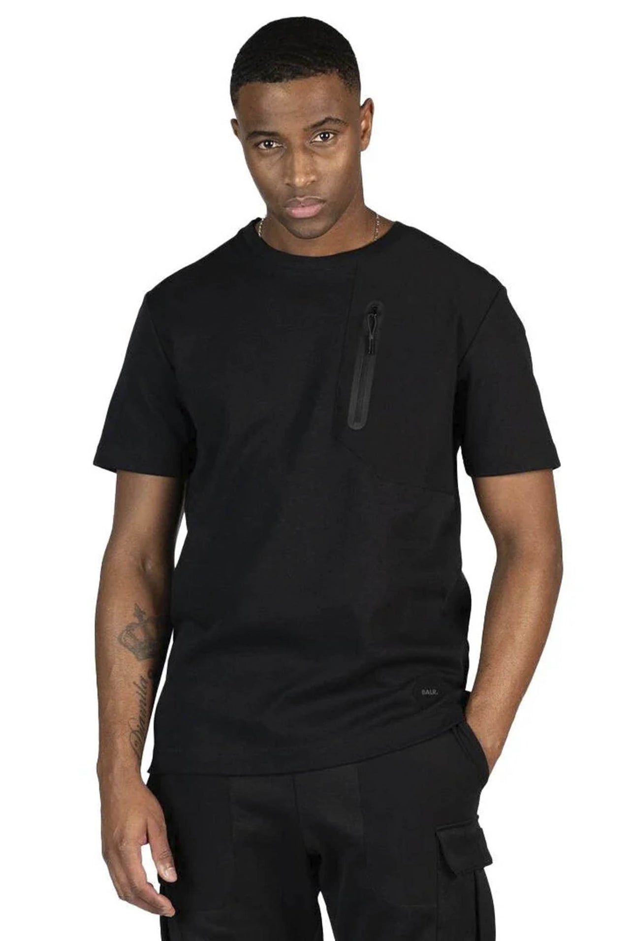 Camiseta Balr Q+ Regular Fit Jet Black