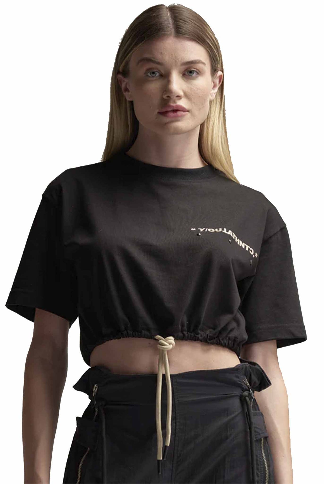 Crop Top Y/Out Knot Crop S1066