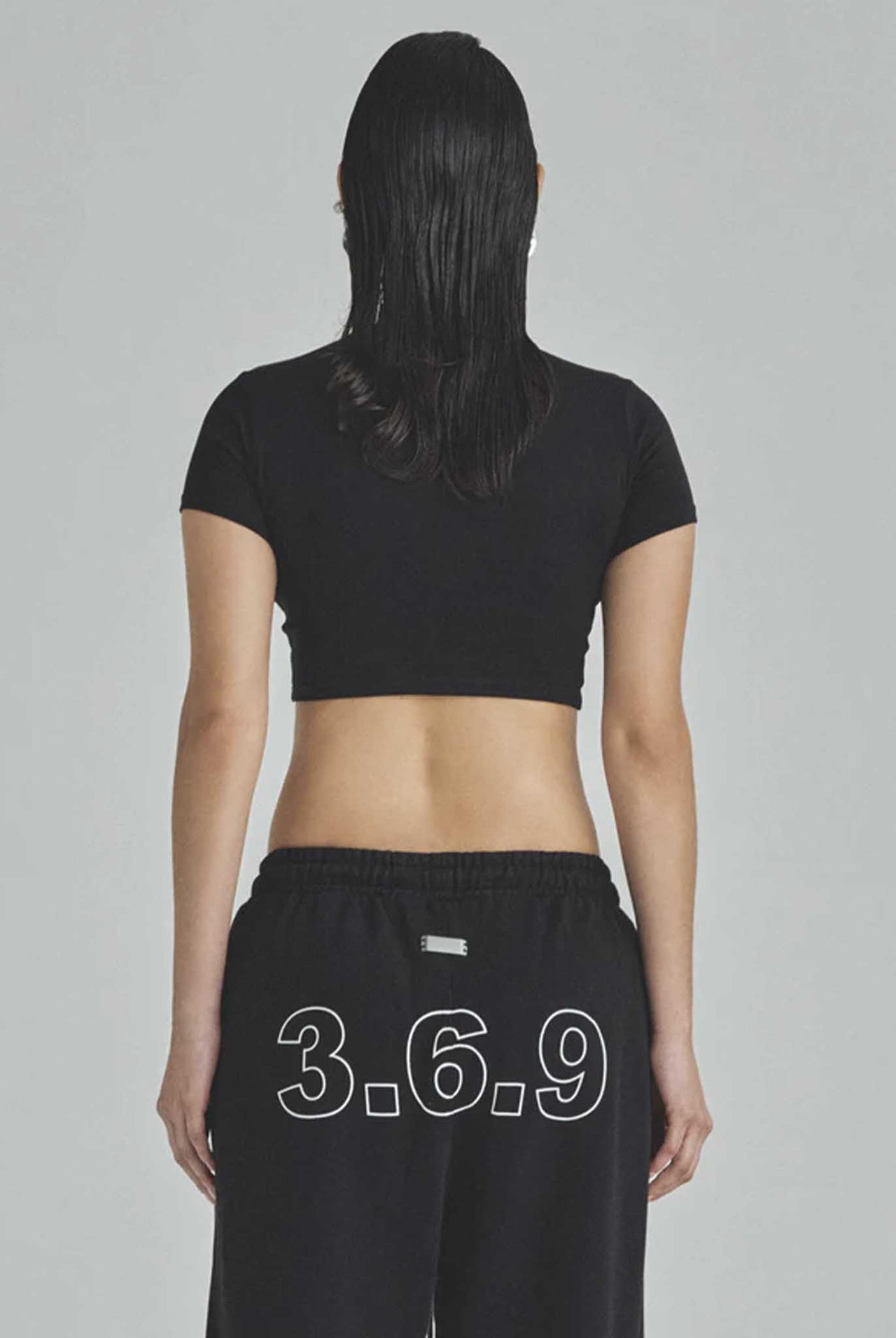 Crop Top Undergold Spring Pray 4 Love Black