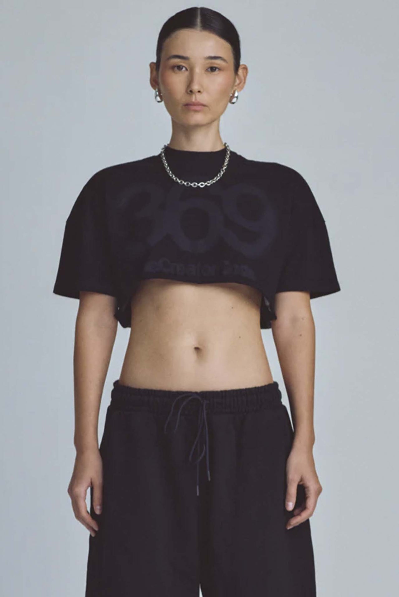Crop Top Undergold Stardust Code Black