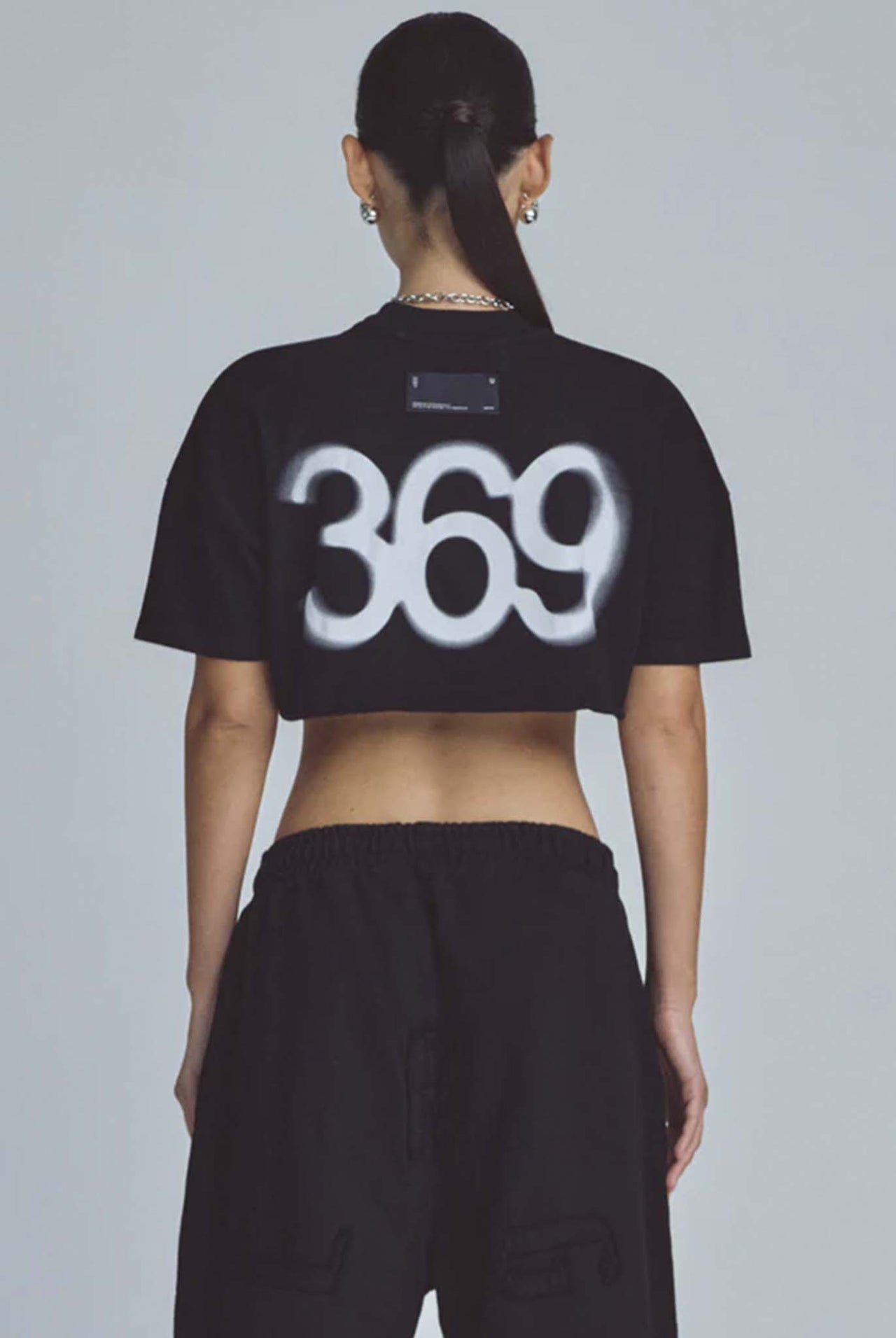 Crop Top Undergold Stardust Code Black