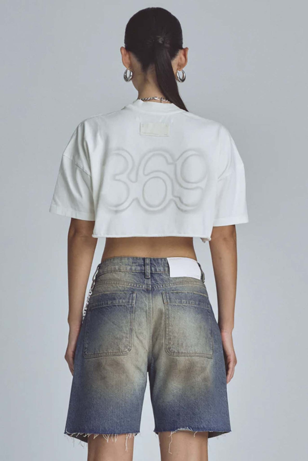 Crop Top Undergold Stardust Code White