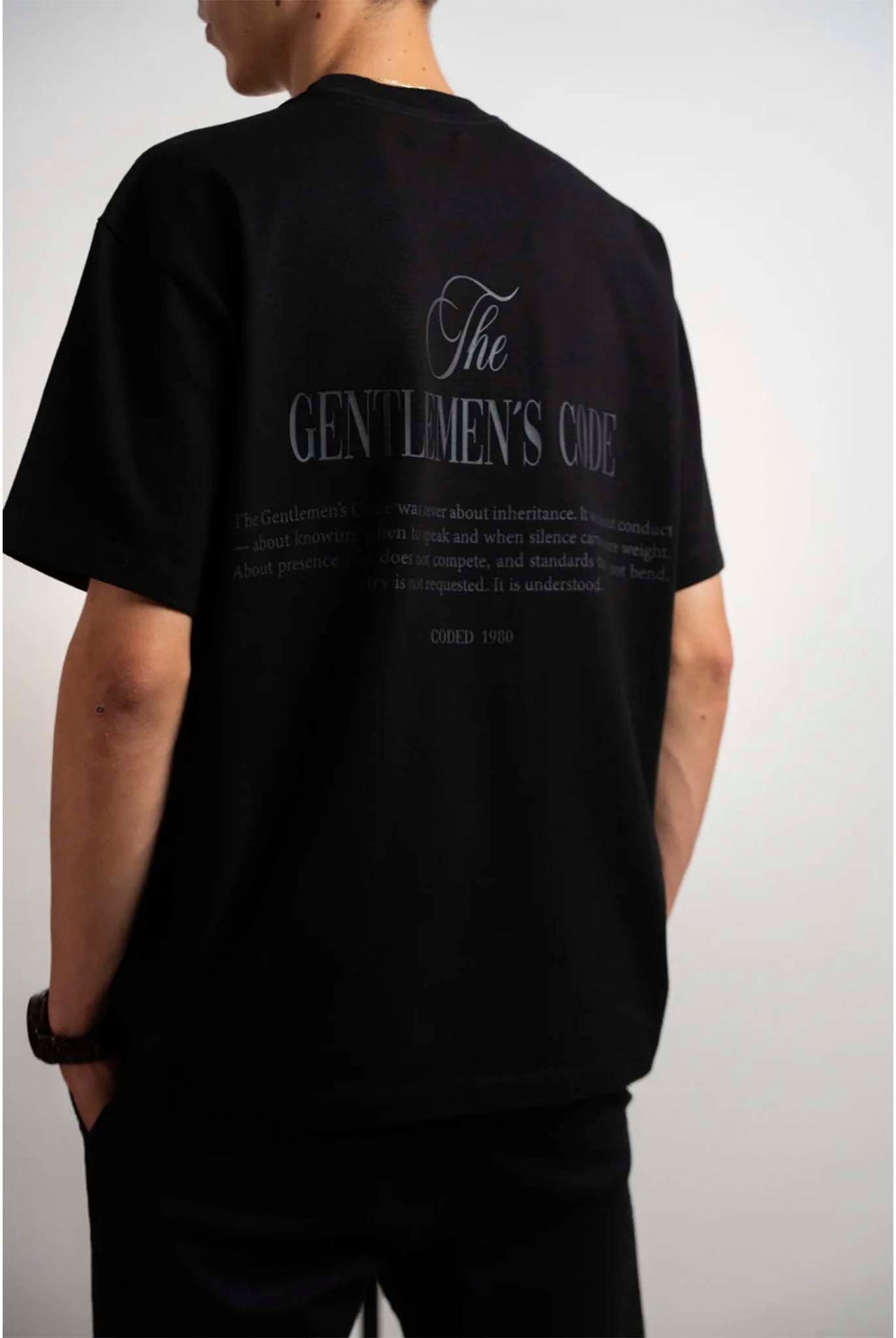 Camiseta Social Harmony Tobacco Negro