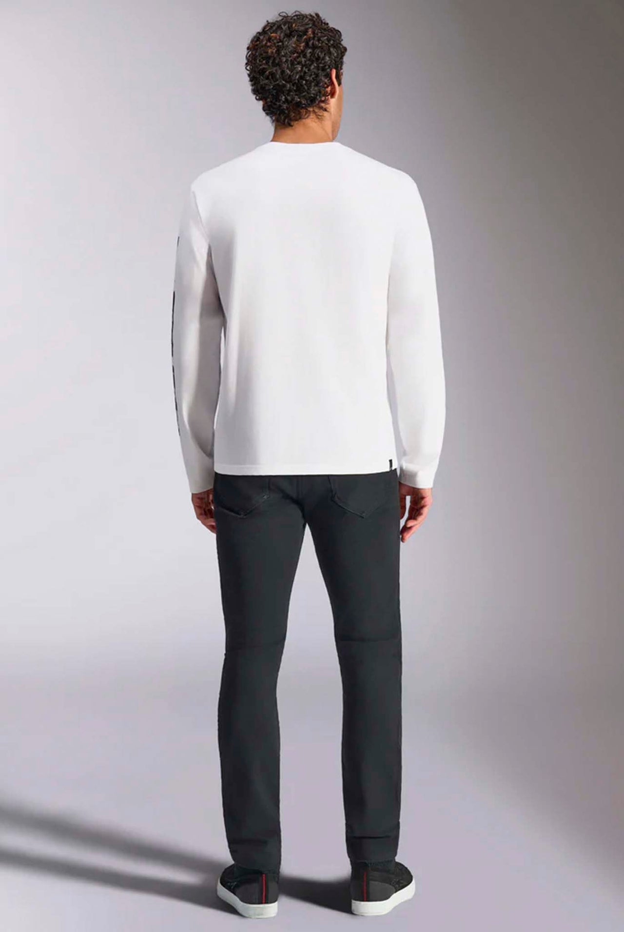 Camiseta Manga Larga Alpinestars Trackside LS CSF White/Black