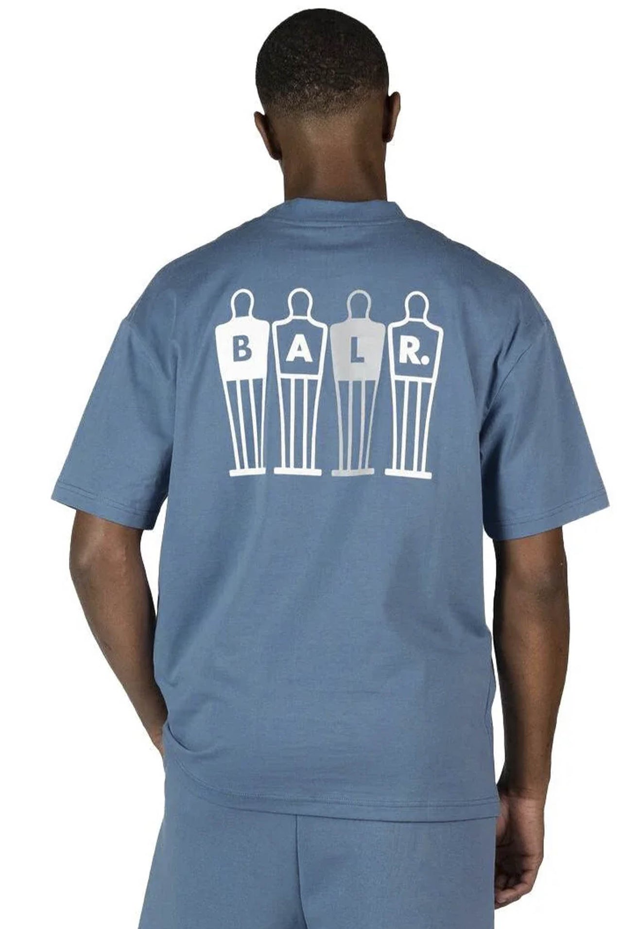 Camiseta Balr The Wall Box Fit Coronet Blue