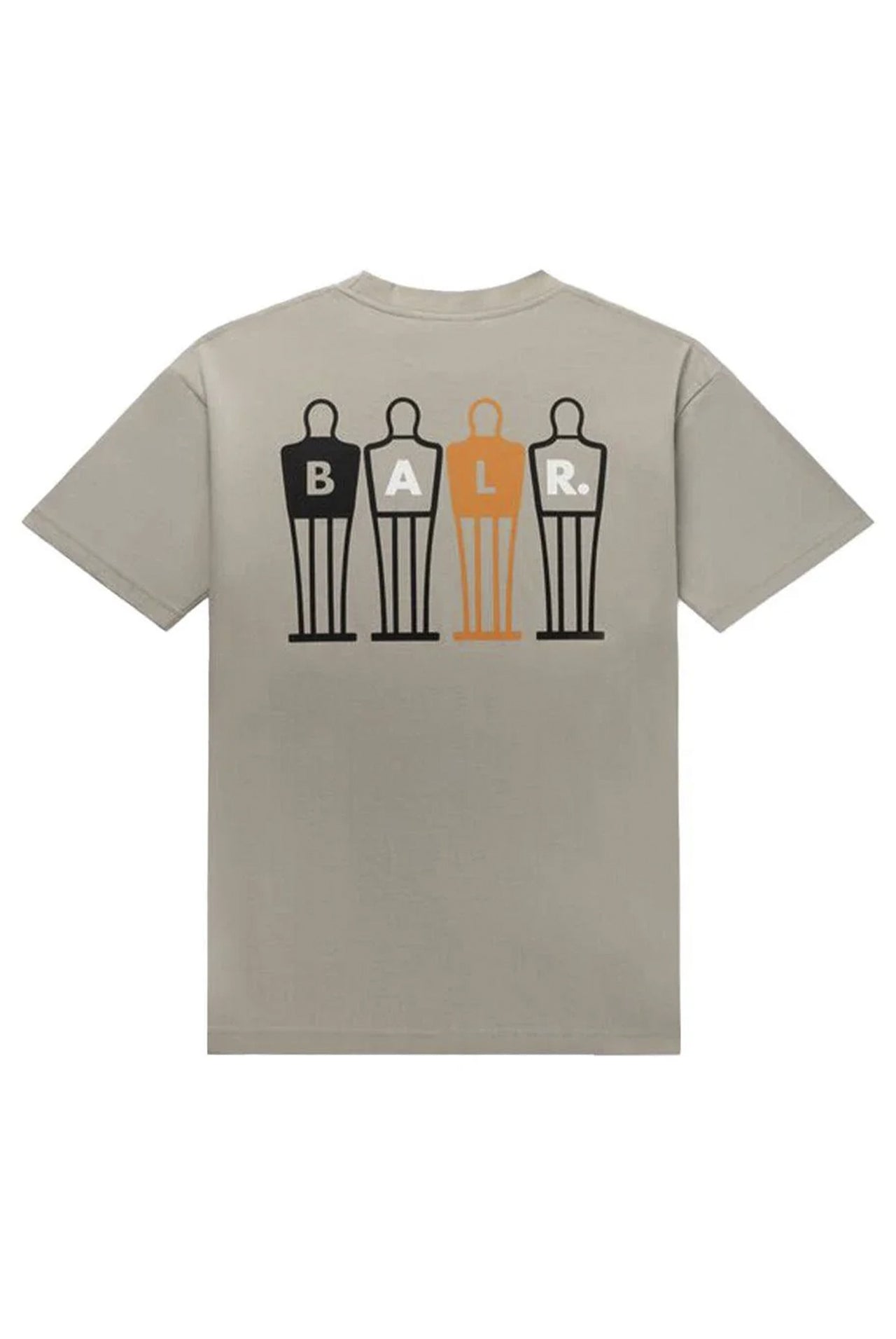 Camiseta Balr The Wall Box Fit Silver Lining