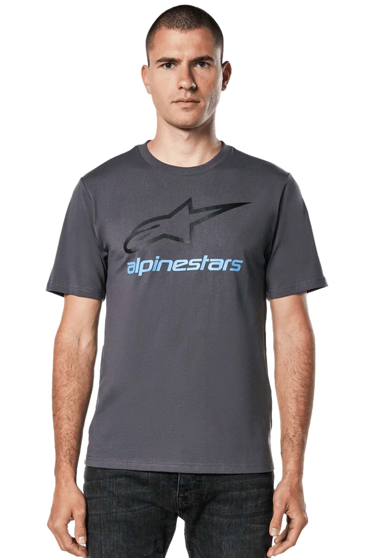 Camiseta Alpinestars Always 2.0 CSF Charcoal Black Blue