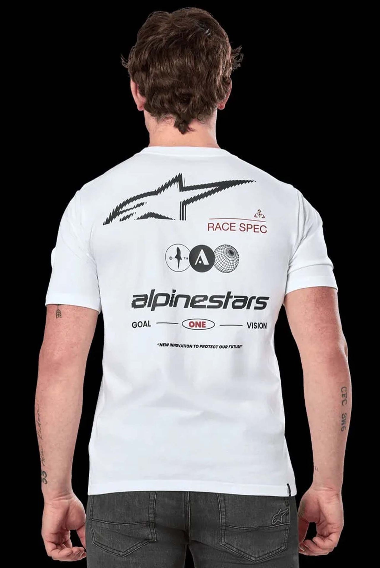 Camiseta Alpinestars Asym SS CSF White