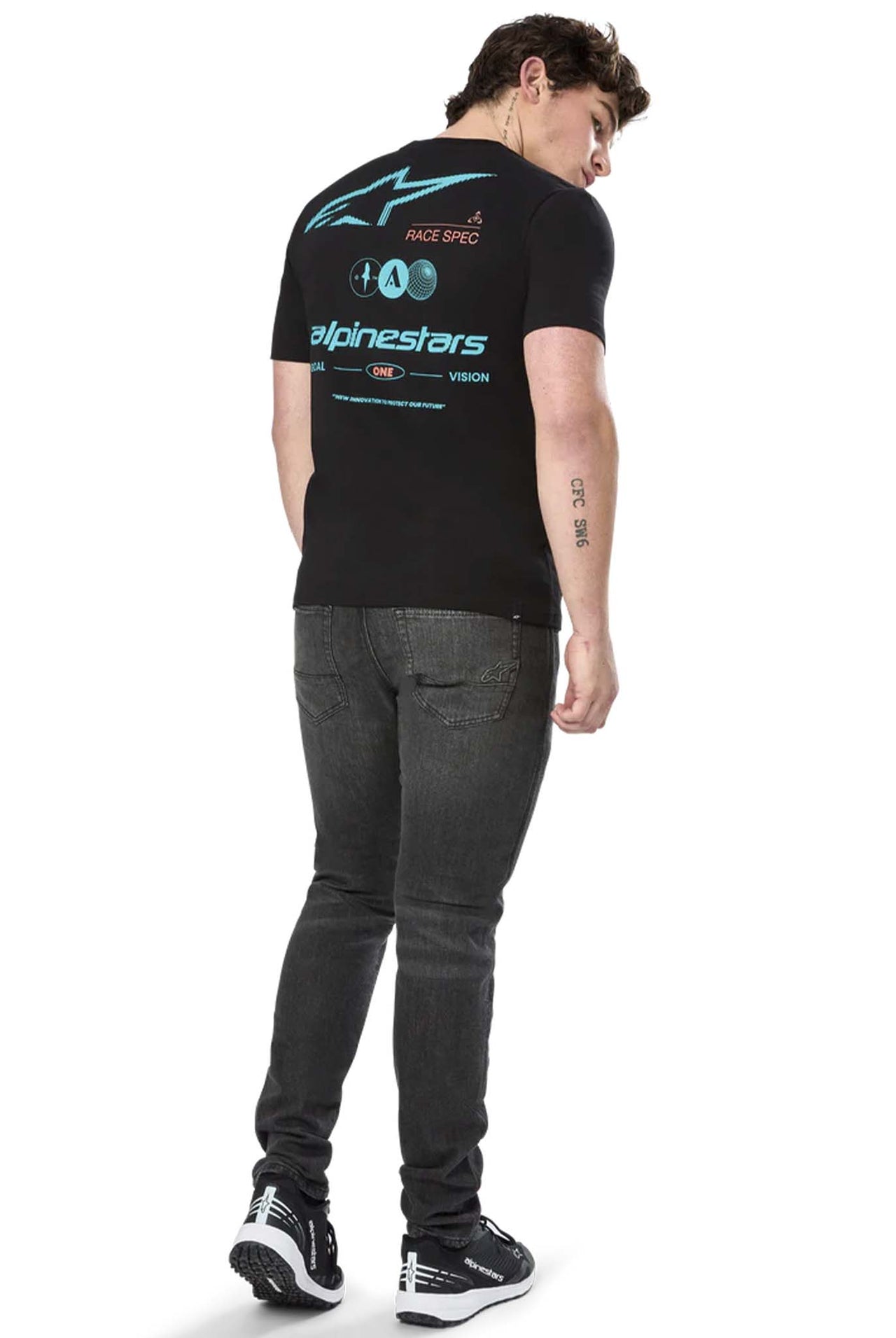 Camiseta Alpinestars Asym SS CSF Black