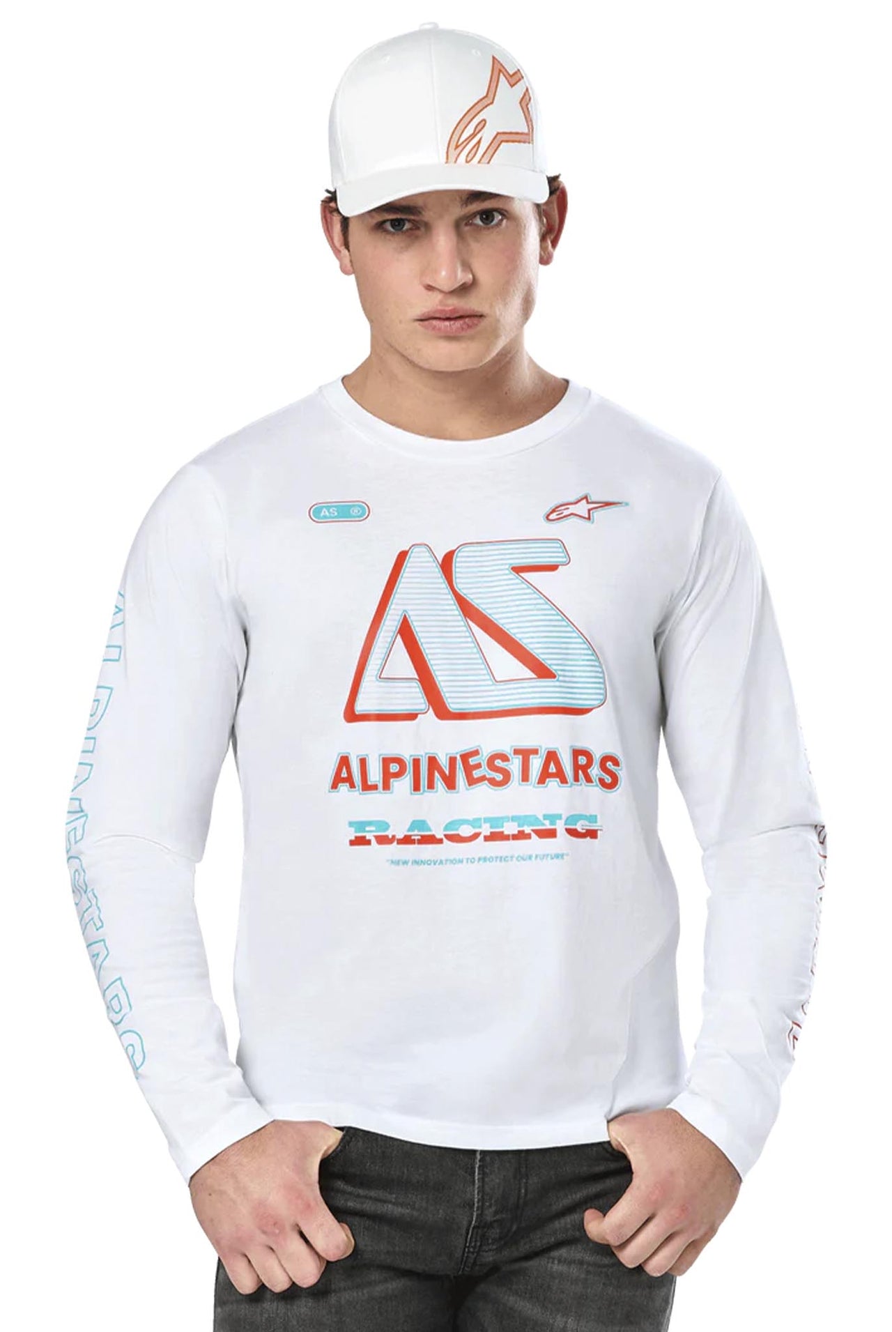 Camiseta Manga Larga Alpinestars Ayess LS CSF White