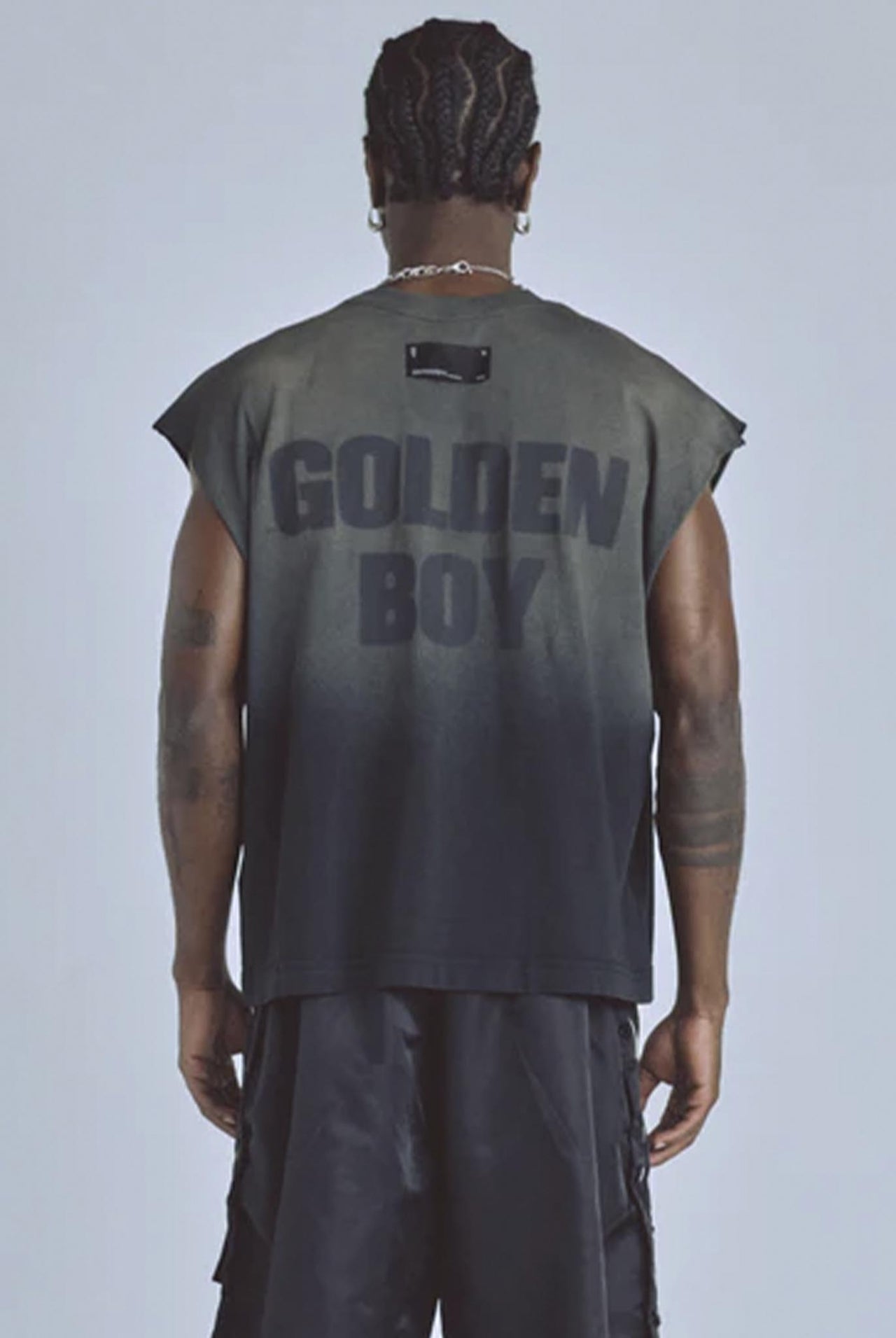 Camiseta Undergold Golden Heritage Golden Boy Sleeveless Faded Black