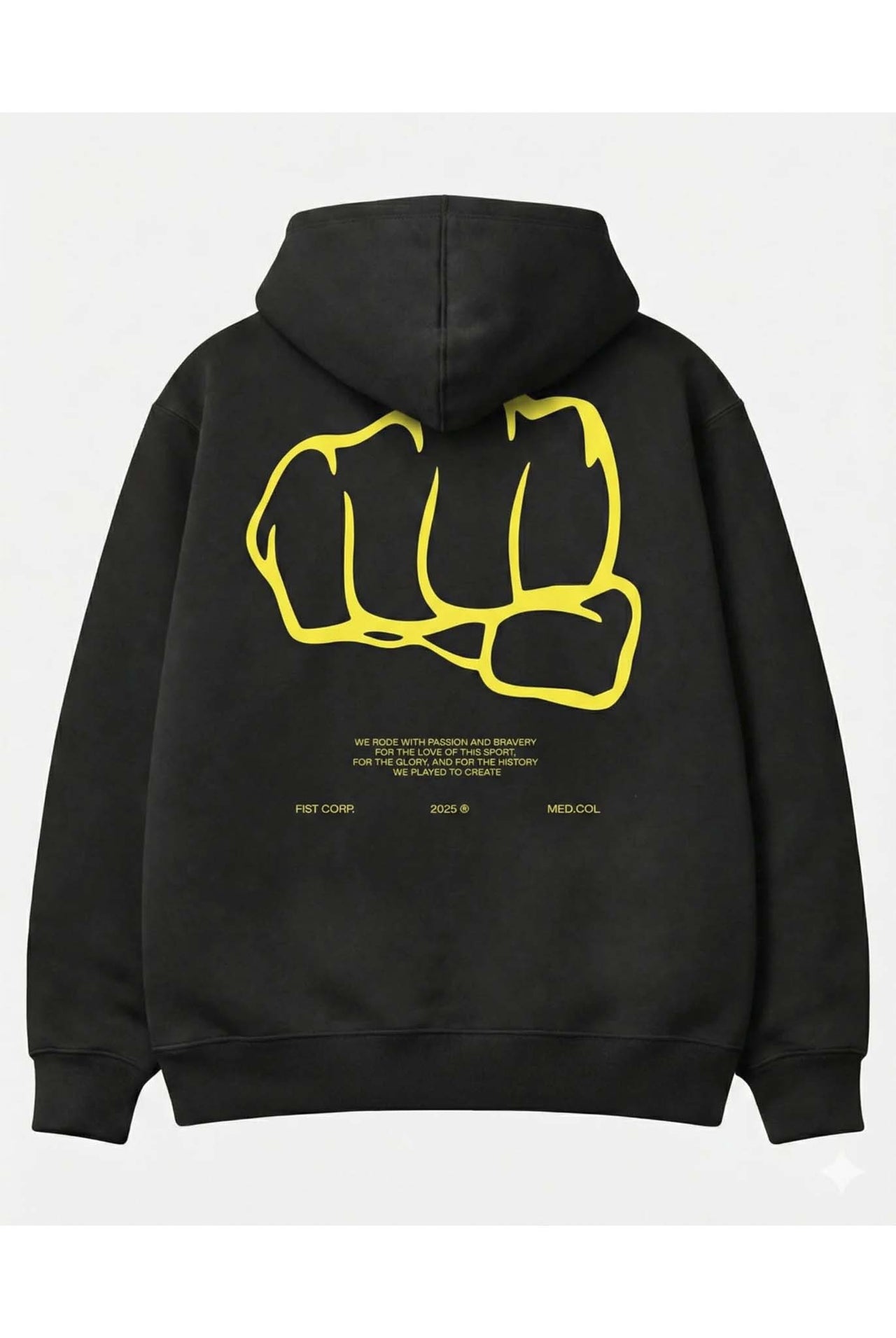 Buzo Fist Big Logo Negro