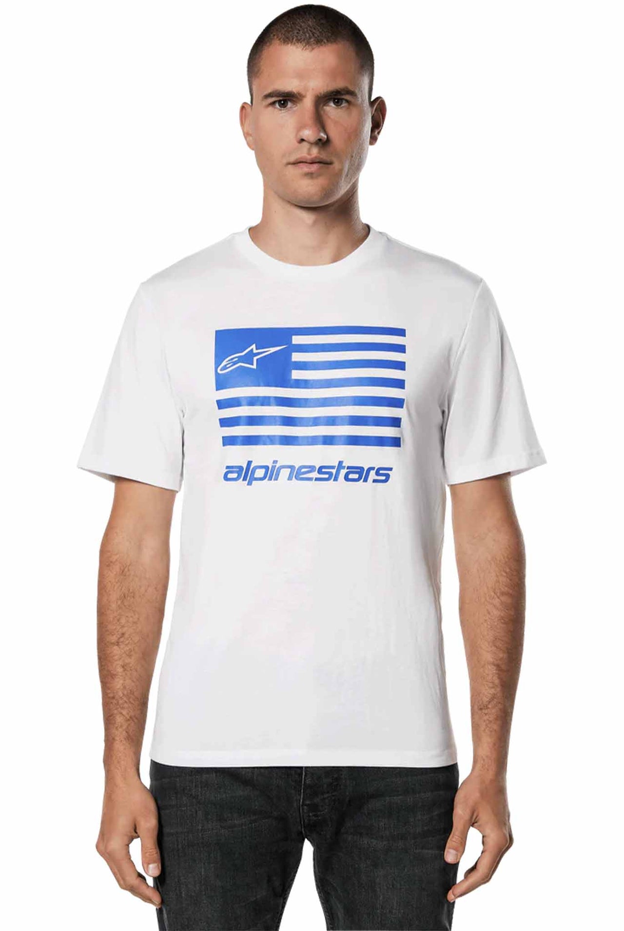 Camiseta Alpinestars Flag CSf White