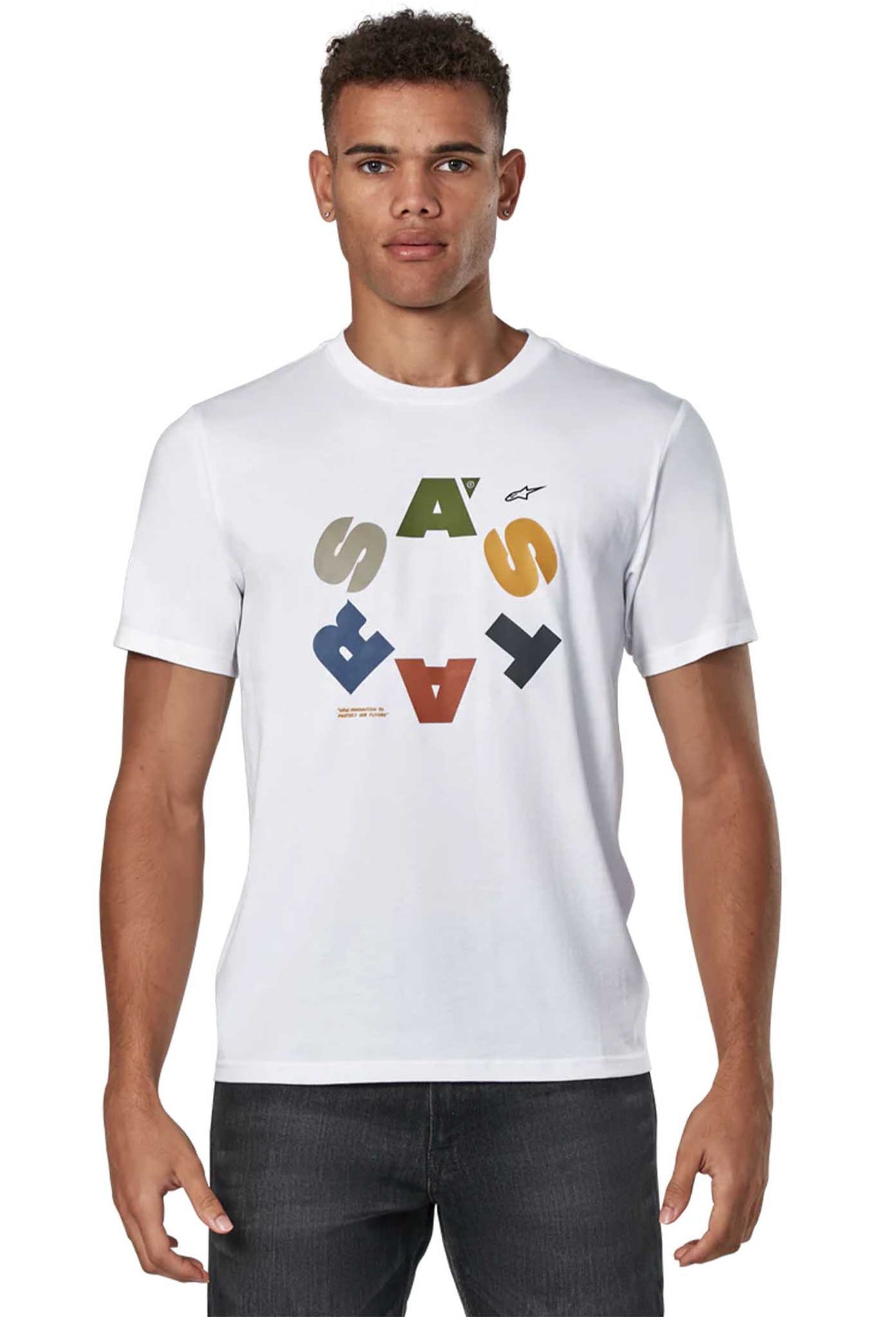 Camiseta Alpinestars Gambit SS CSF TEE Blanco