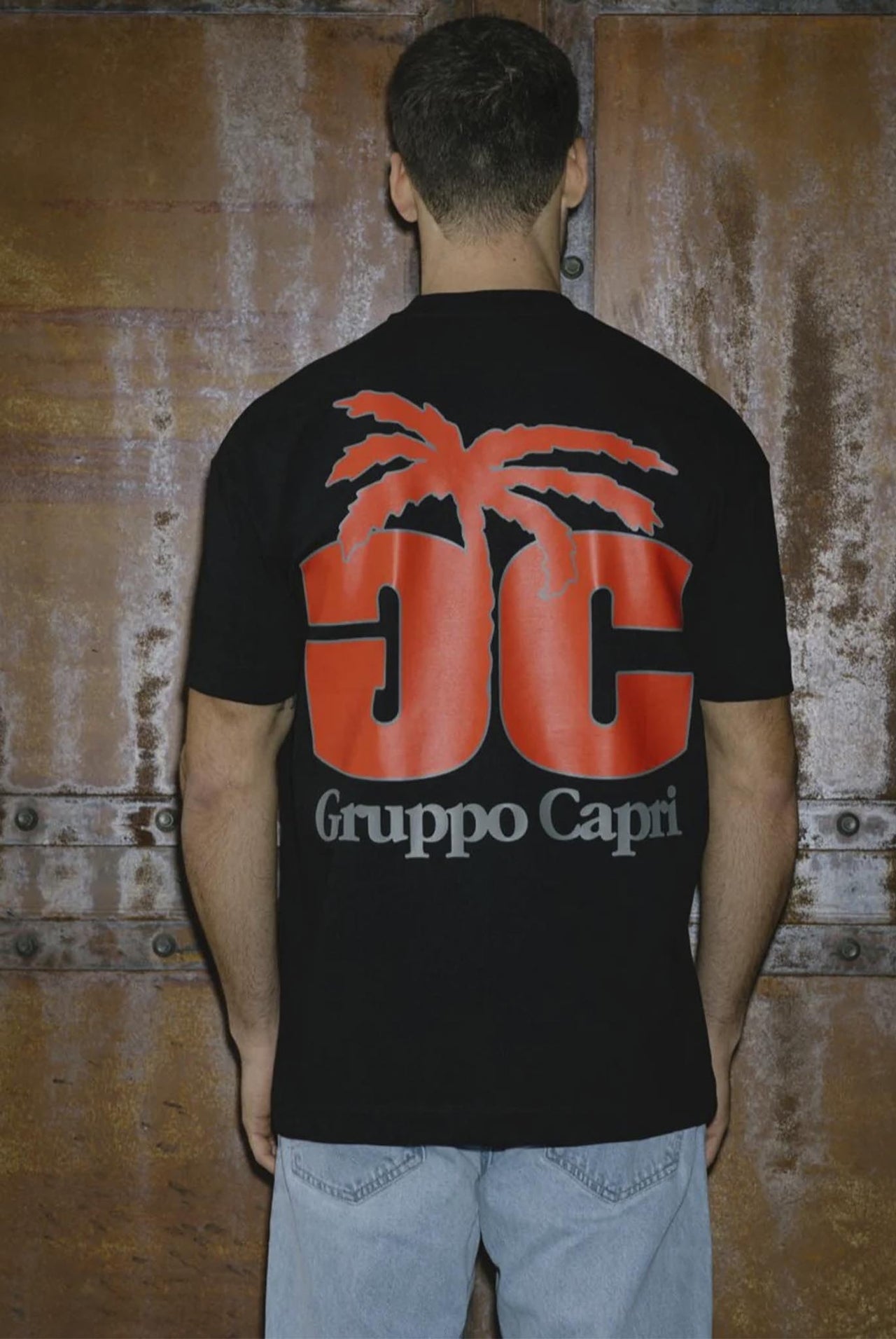 Camiseta Gruppo Capri Logo Negro