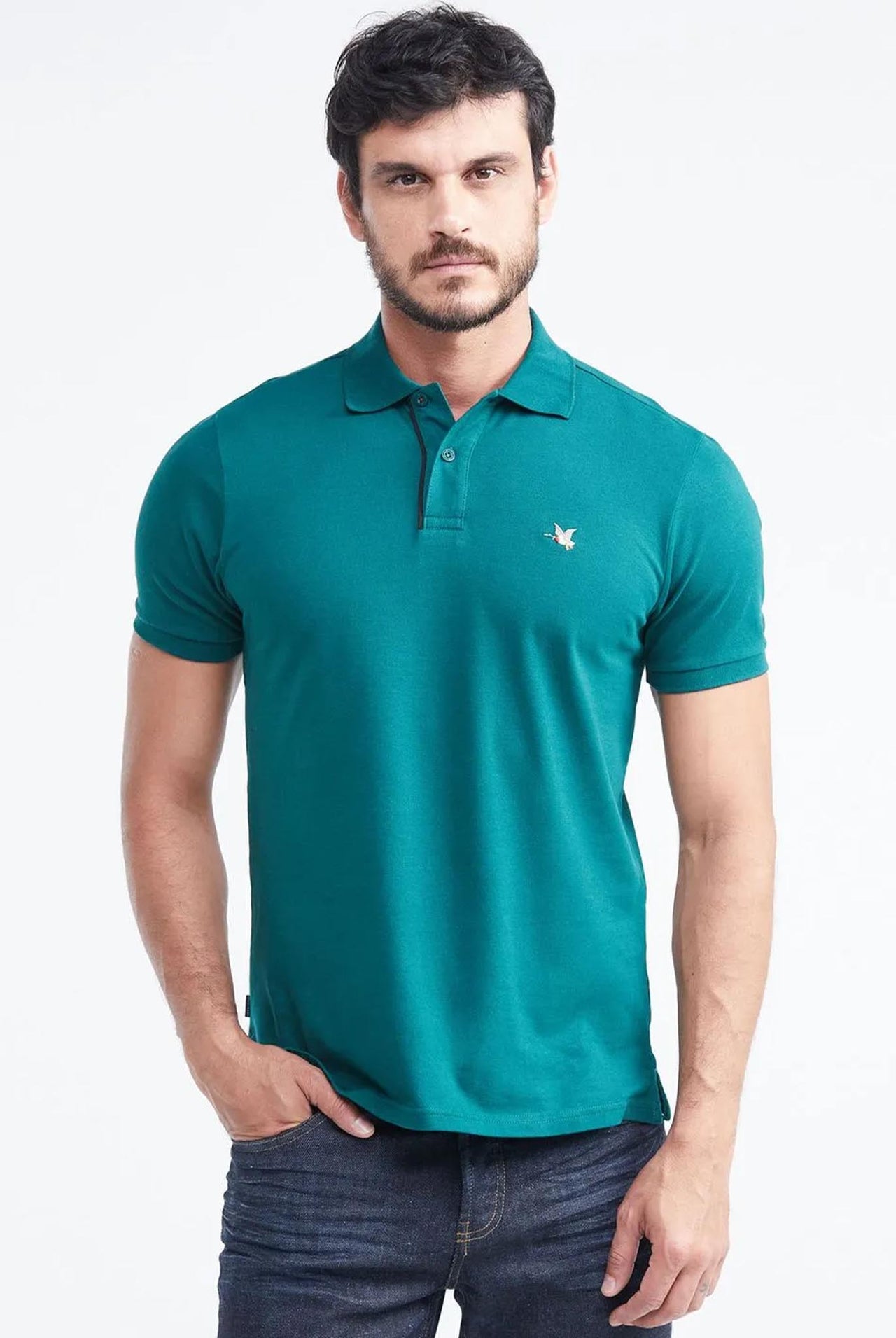 Camiseta Tipo Polo Chevignon Verde 063-609f016