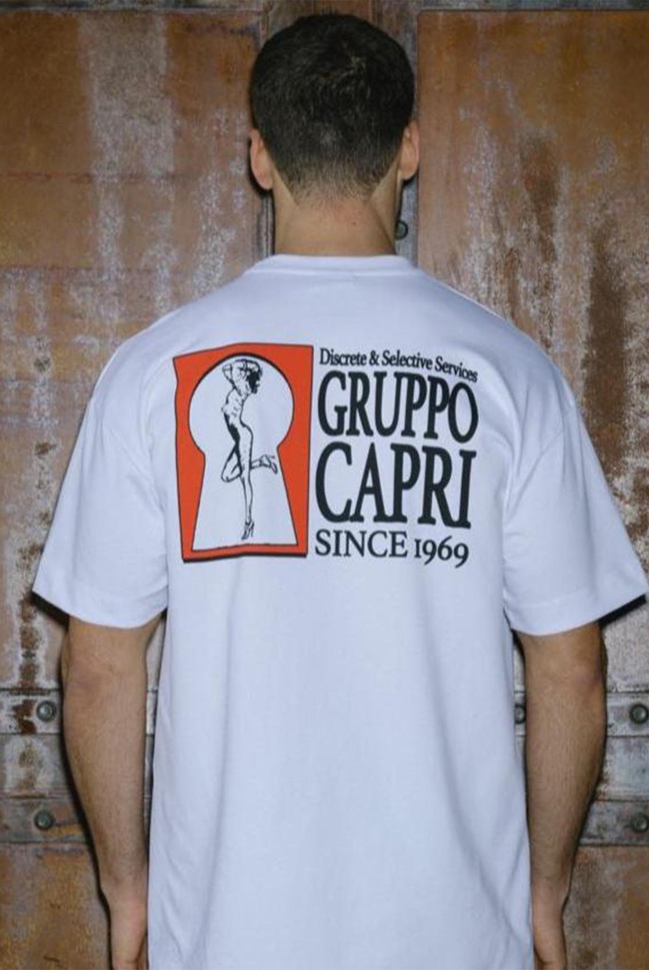 Camiseta Gruppo Capri Discrete And Selective Services Blanco