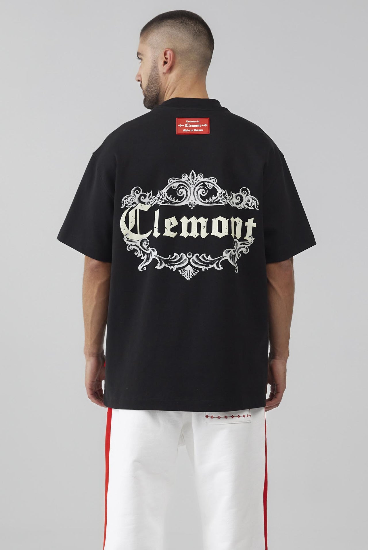 Camiseta Clemont Oversized Dolcezza Negro 10092501
