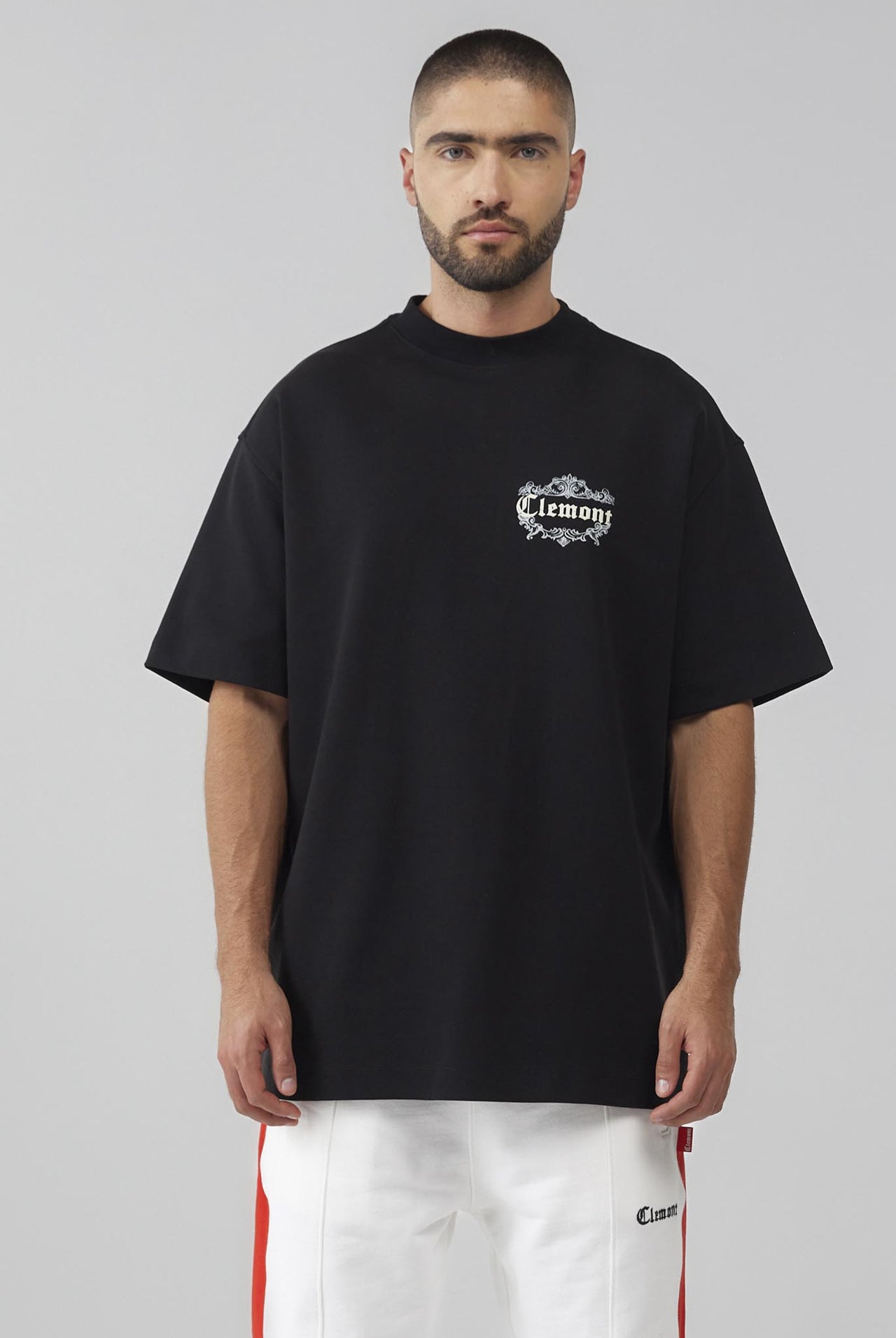 Camiseta Clemont Oversized Dolcezza Negro 10092501