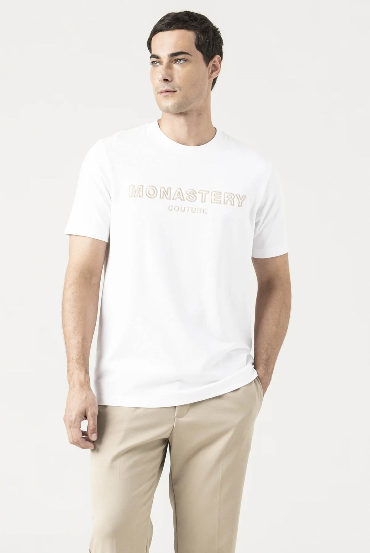 Camiseta Monastery Friesian Blanco