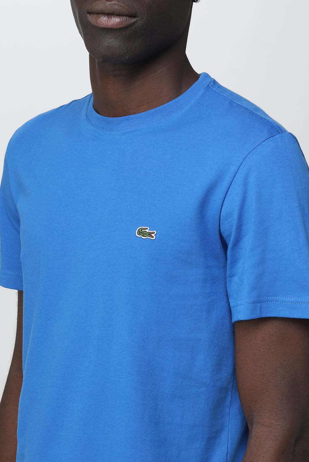 Camiseta Lacoste Azul Logo Básico
