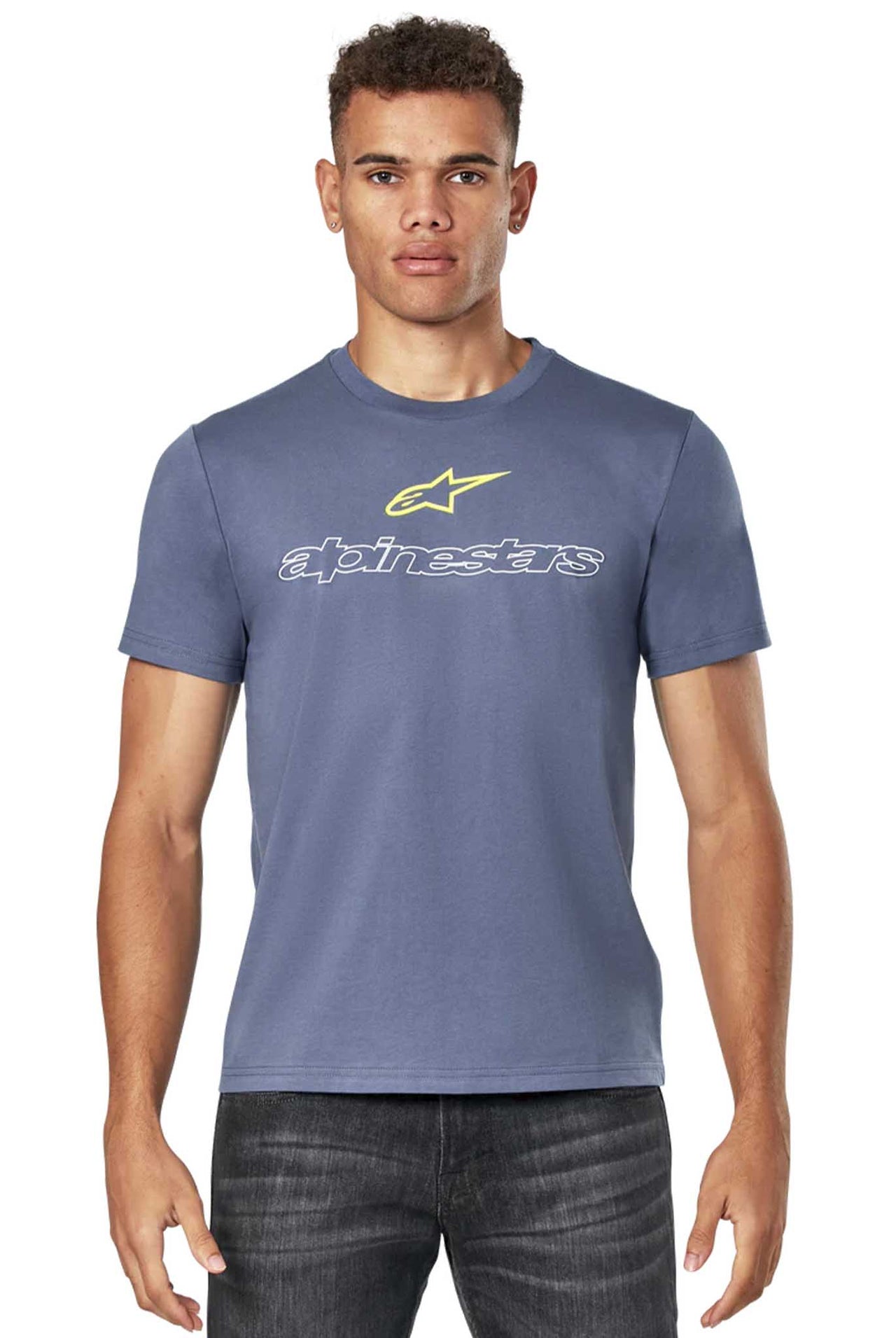 Camiseta Alpinestars Linear Trace SS CSF TEE Azul