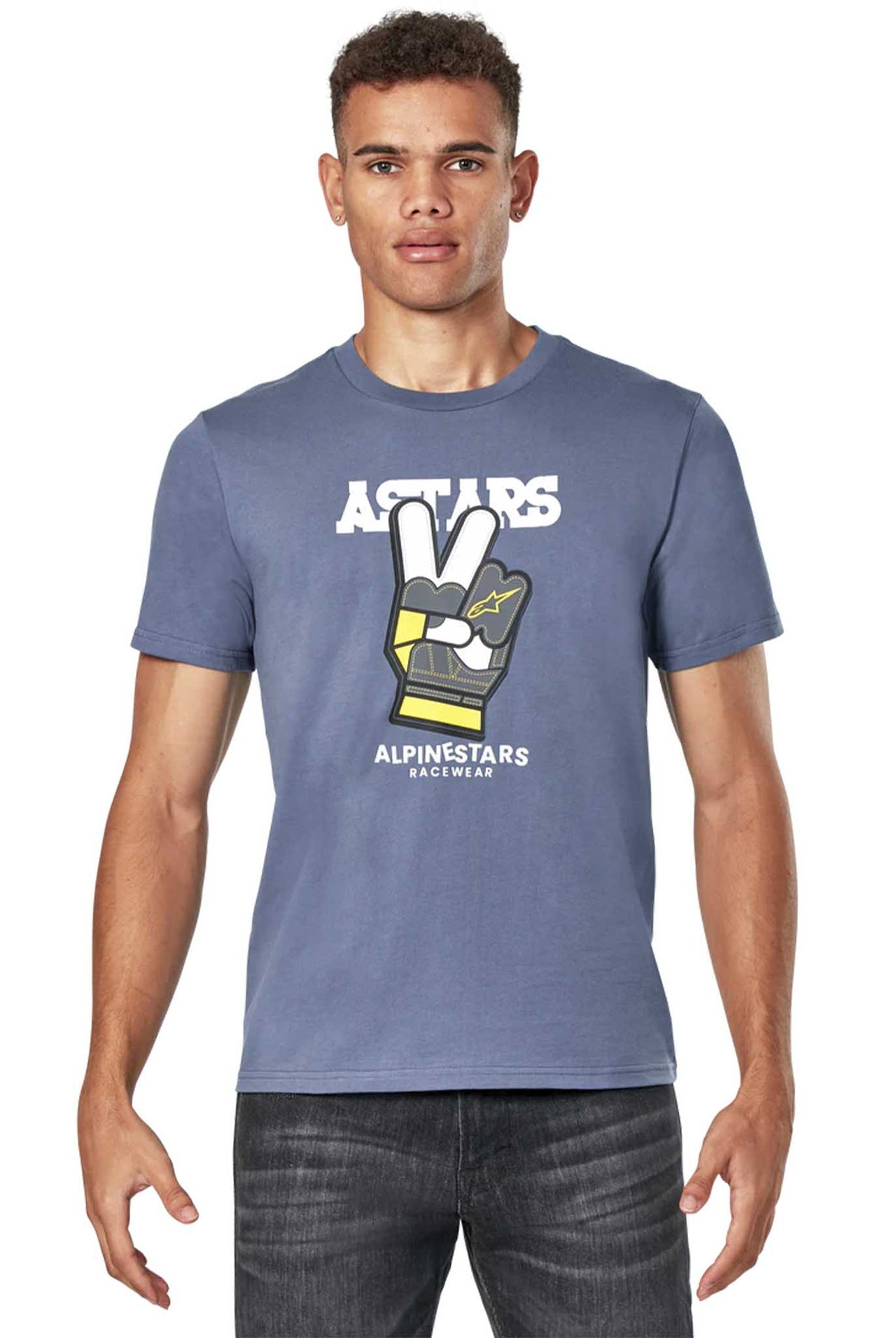 Camiseta Alpinestars Peaceout SS CSF TEE Azul