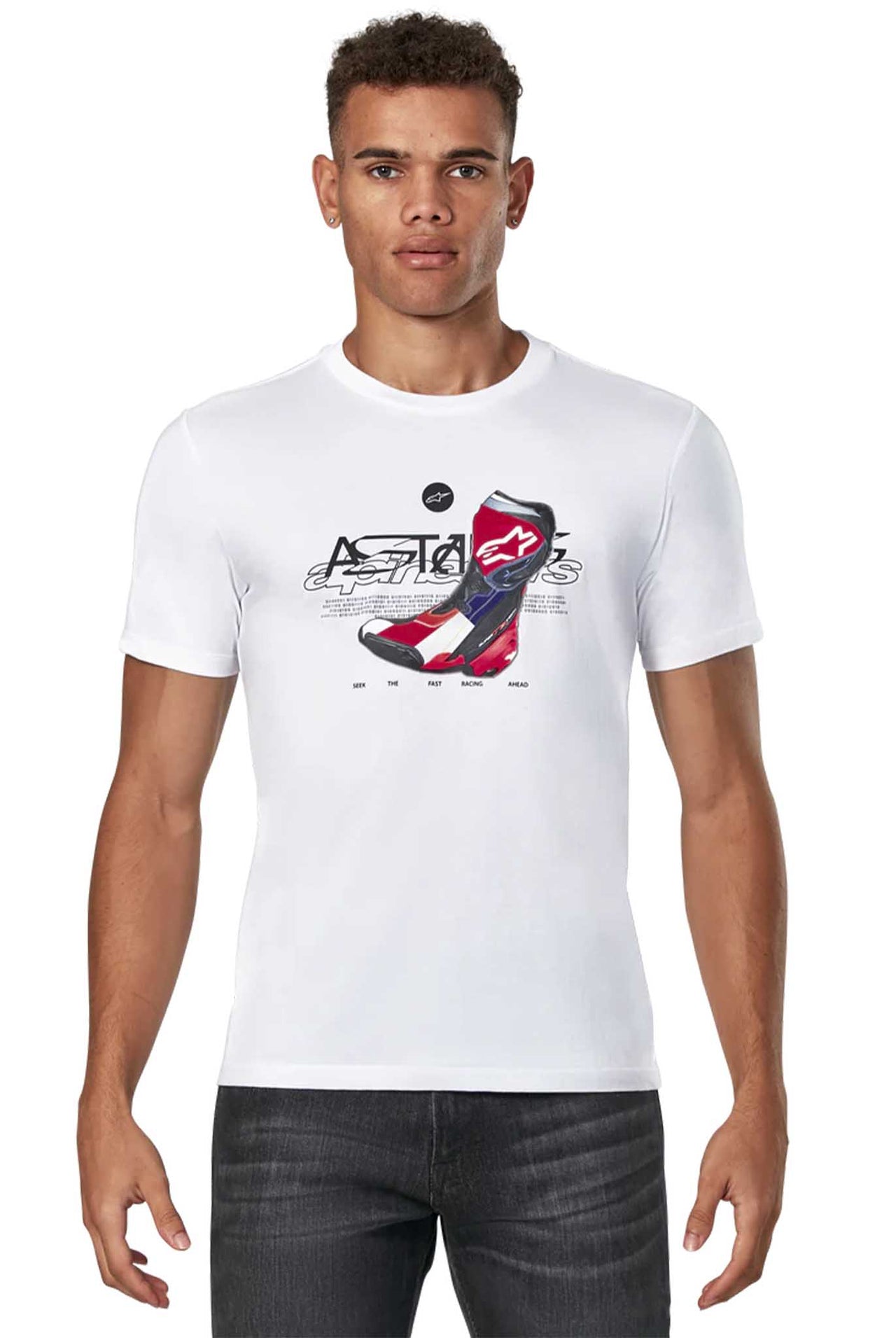 Camiseta Alpinestars R Boot SS CSF TEE Blanco