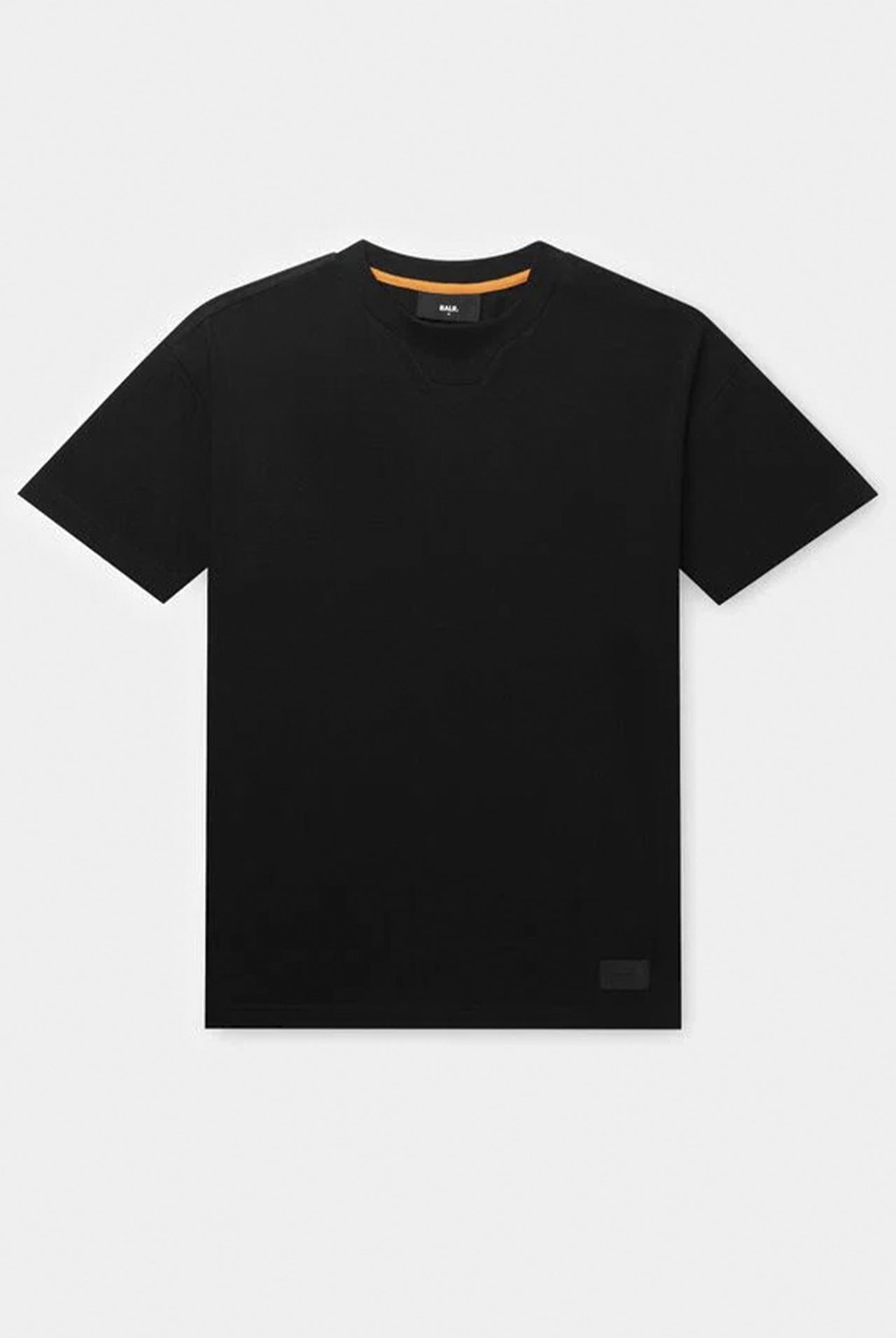 Camiseta Balr De Mezcla De Seda BALRXI Con Corte Cuadrado En Negro Azabache