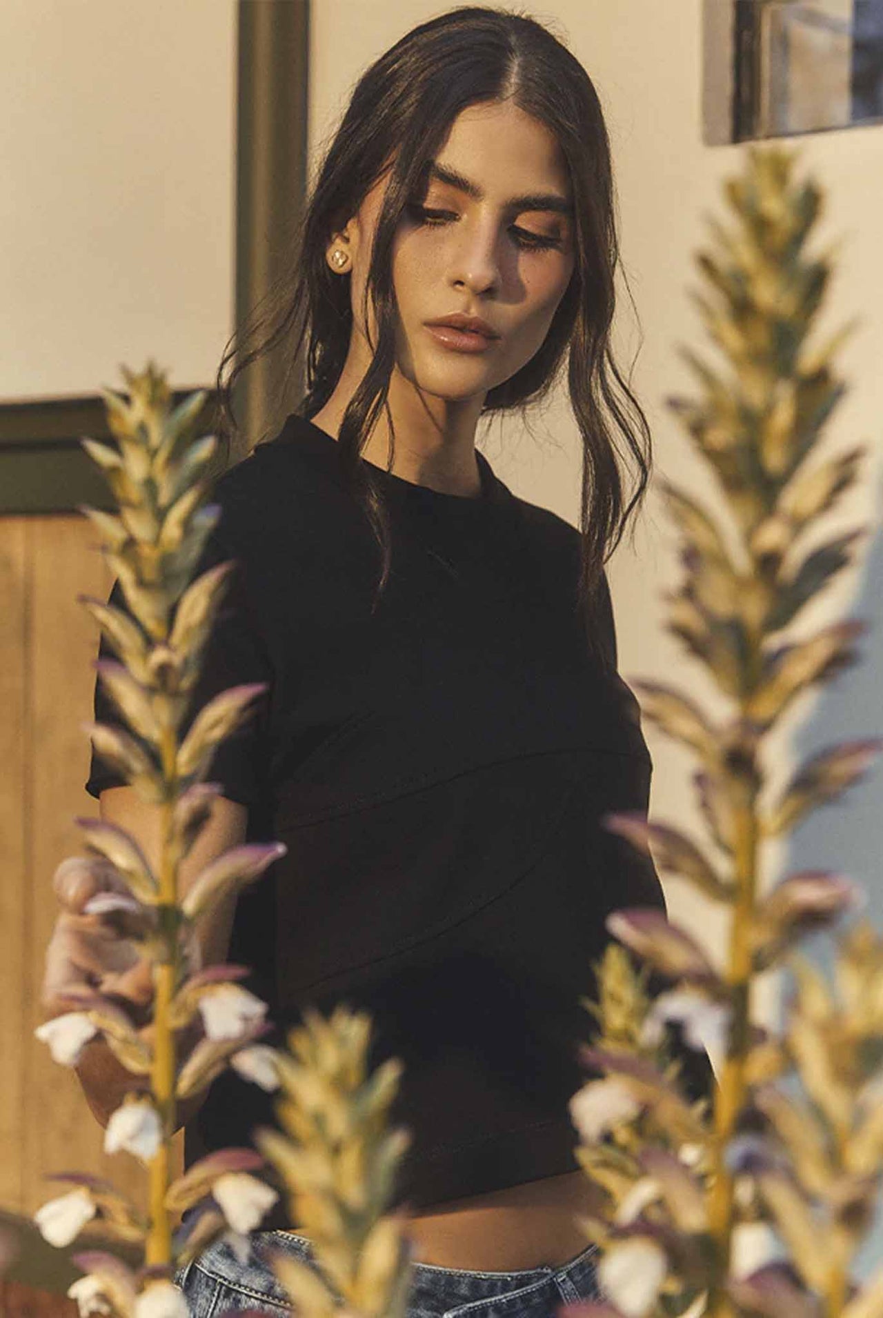 Camiseta Celeit Logo Textured Black