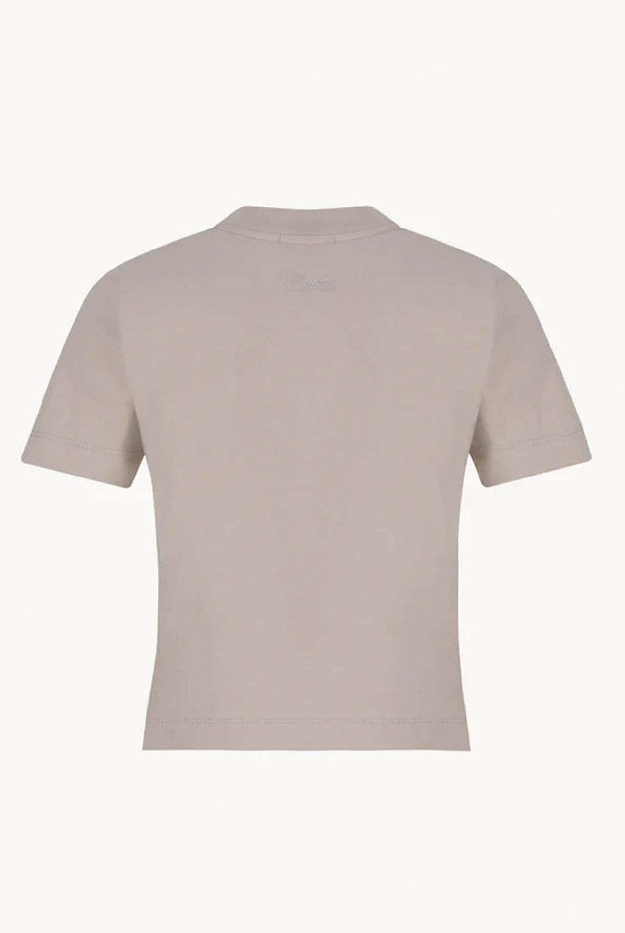 Camiseta Celeit Logo Textured Beige