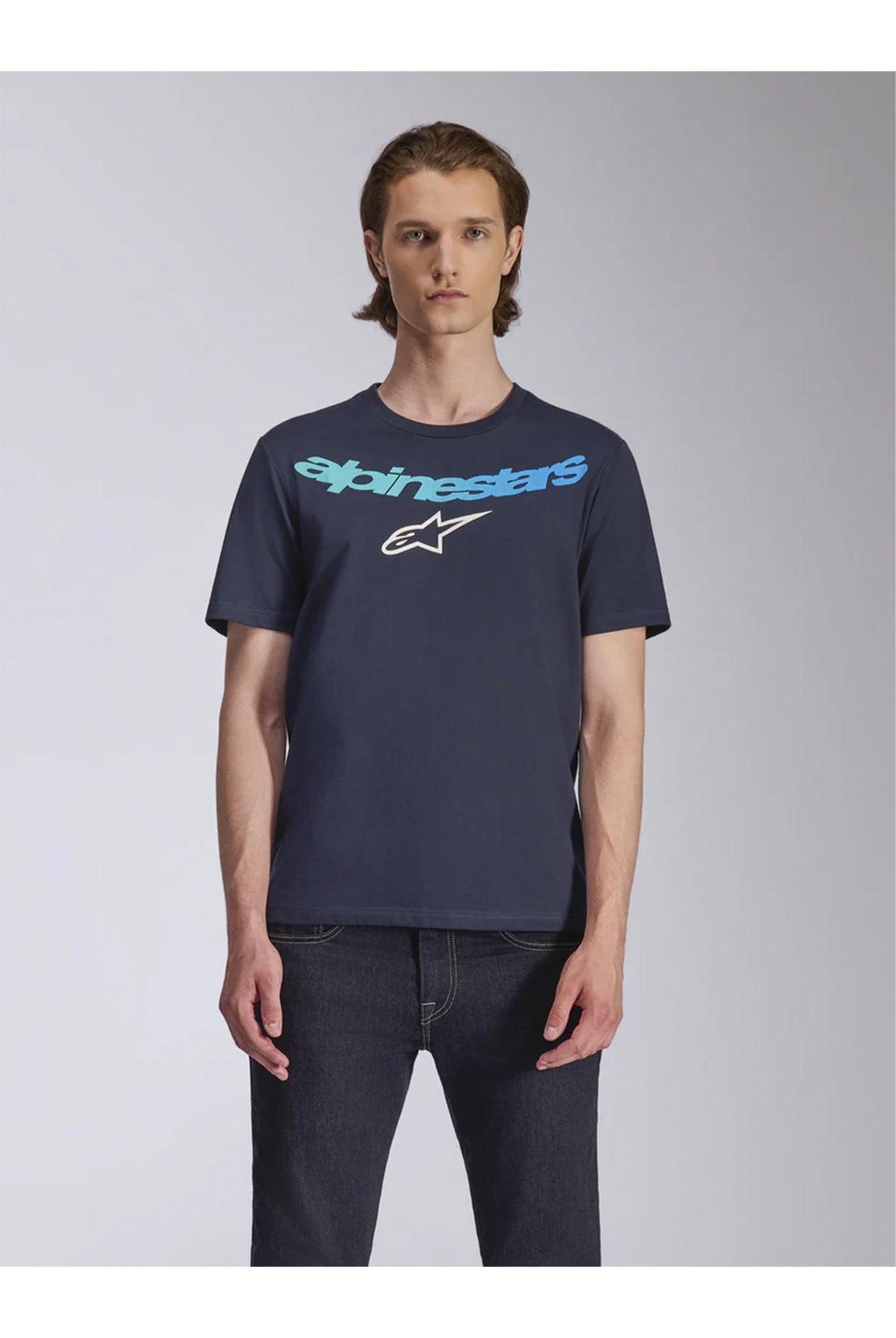 Camiseta Alpinestars Collared SS CSF Navy