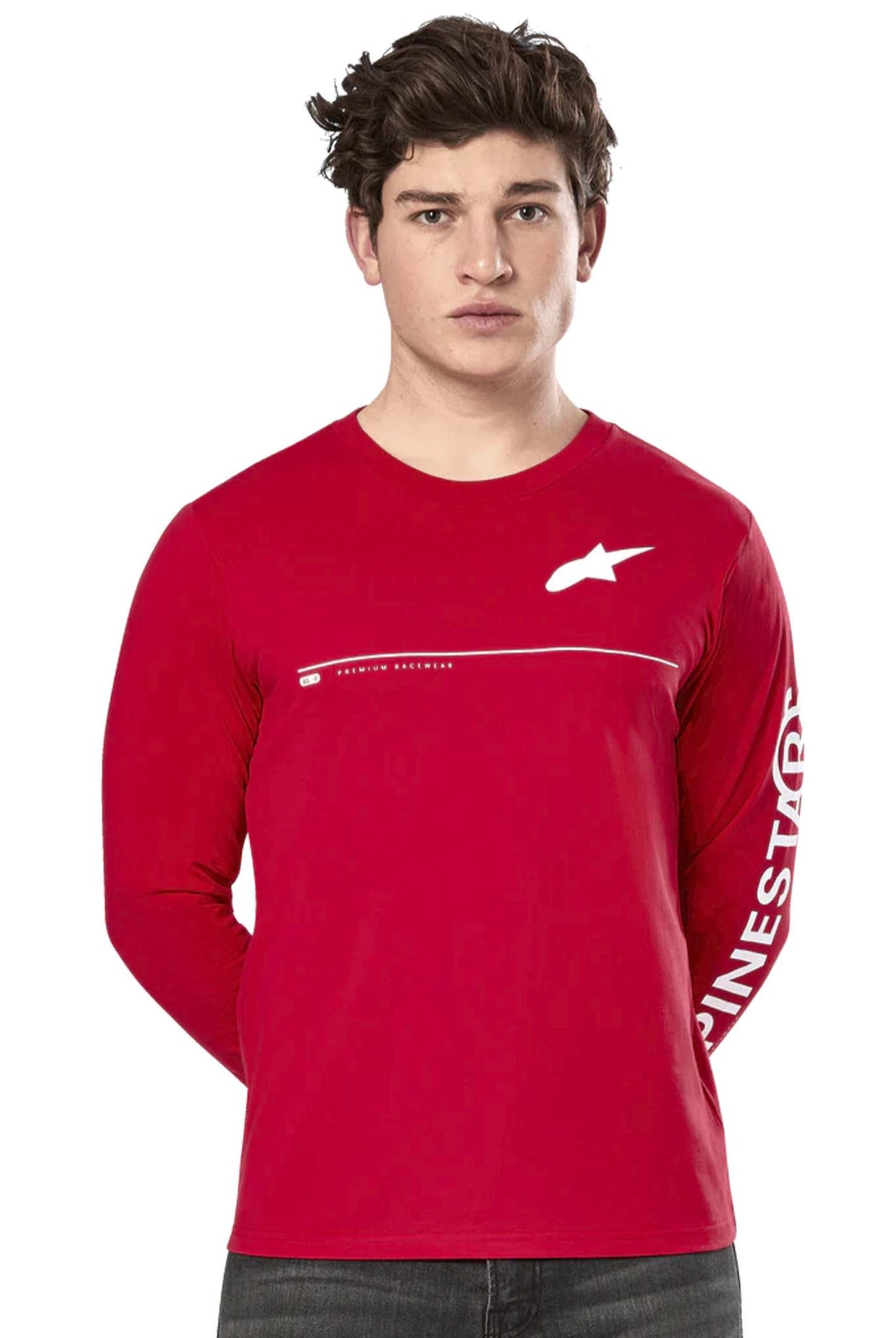 Camiseta Manga Larga Alpinestars Committed LS CSF Rojo