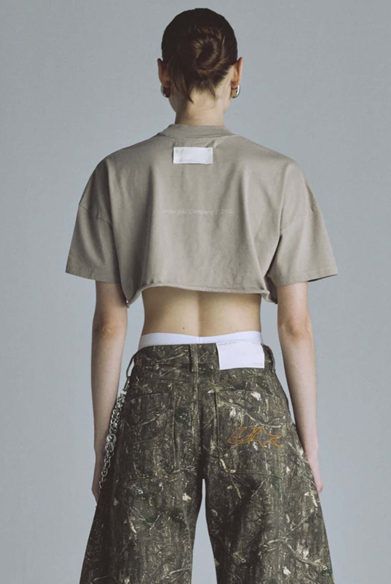 Crop Top Undergold Echoes Dream Chaser Light Brown