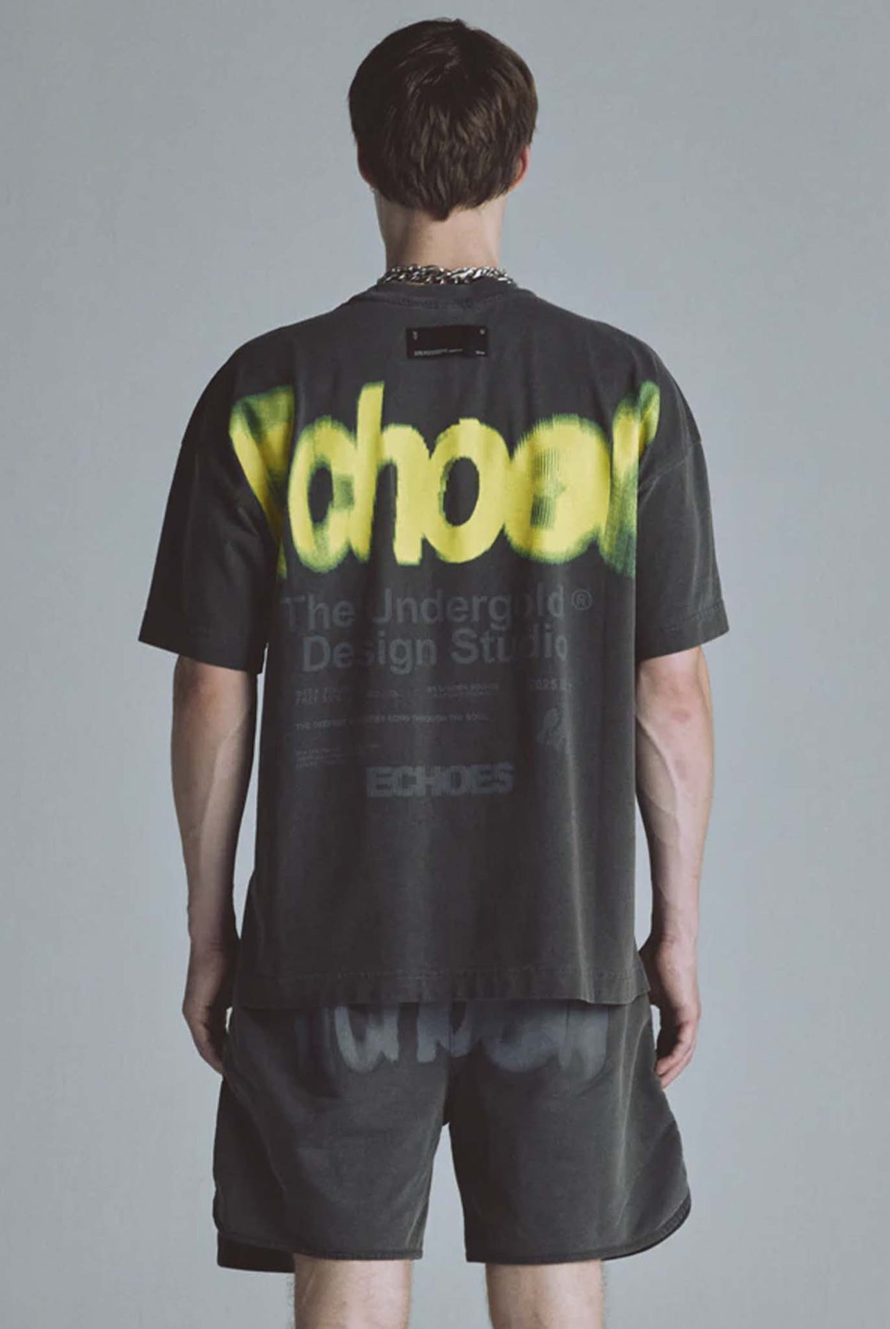 Camiseta Undergold Echoes Echo Old Washed Gray