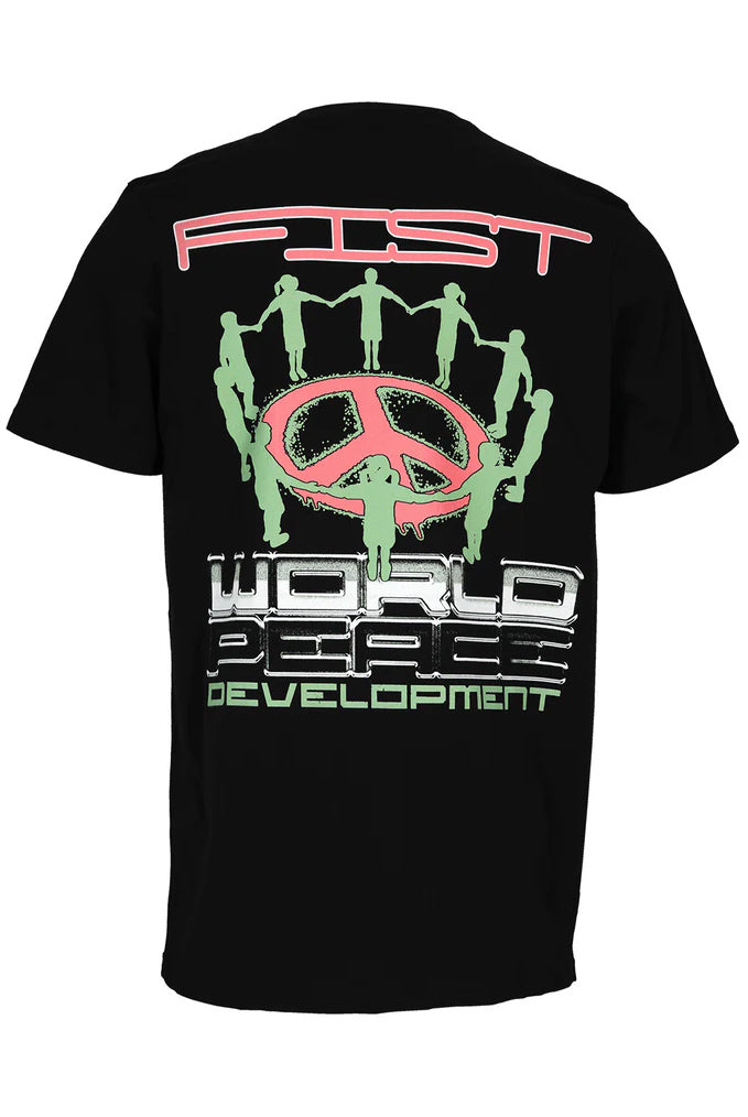 Camiseta Fist Peace Development Negra