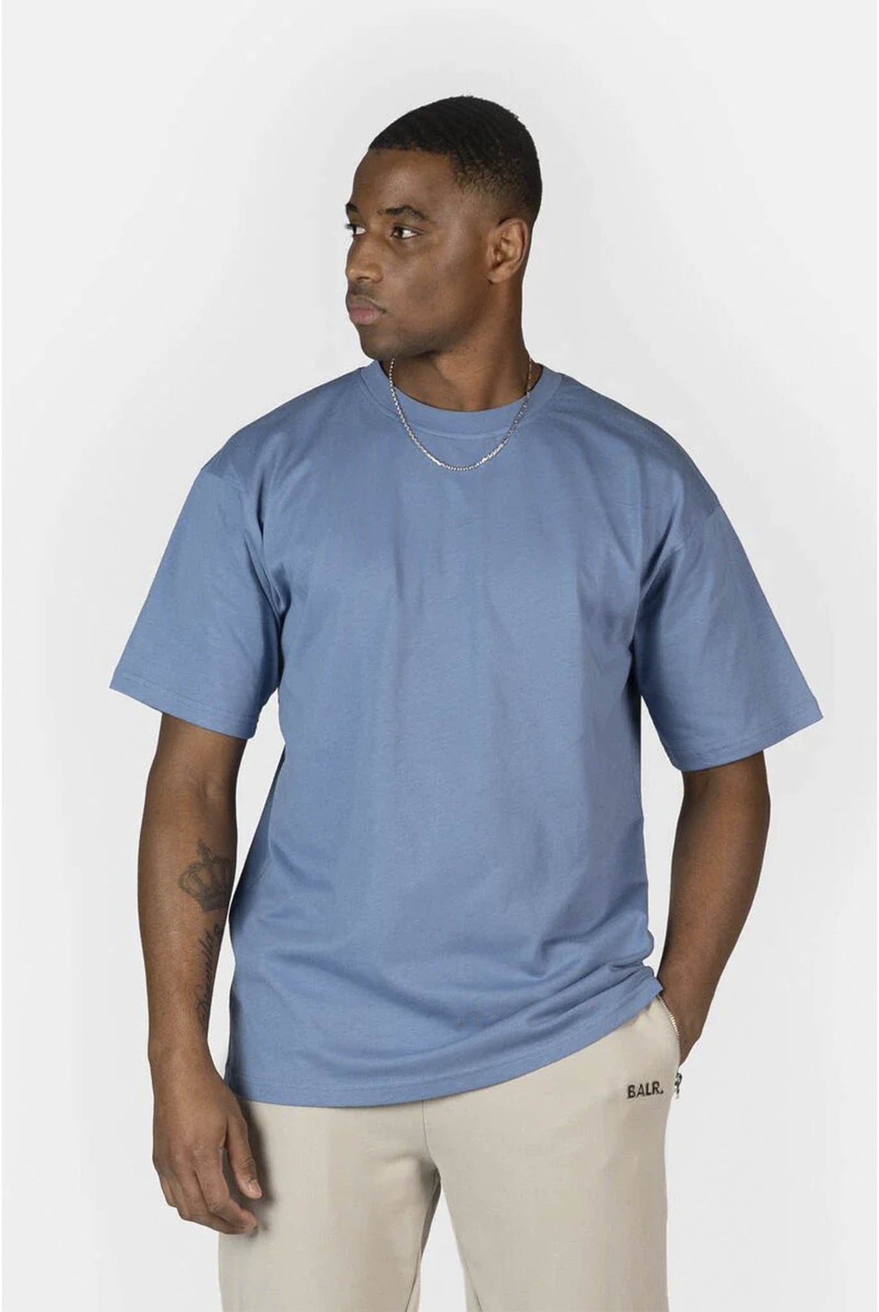 Camiseta Balr Game Day Box Fit Azul