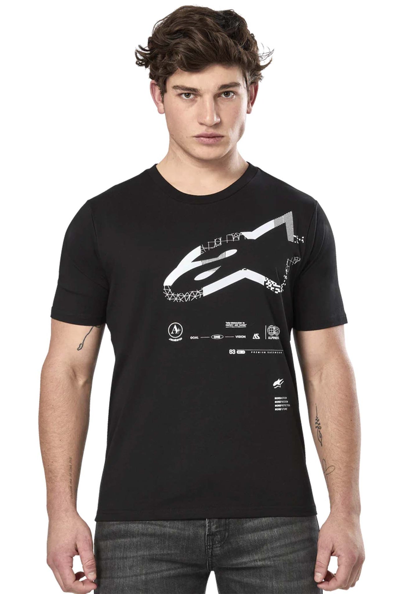 Camiseta Alpinestars Geografica SS CSF Black