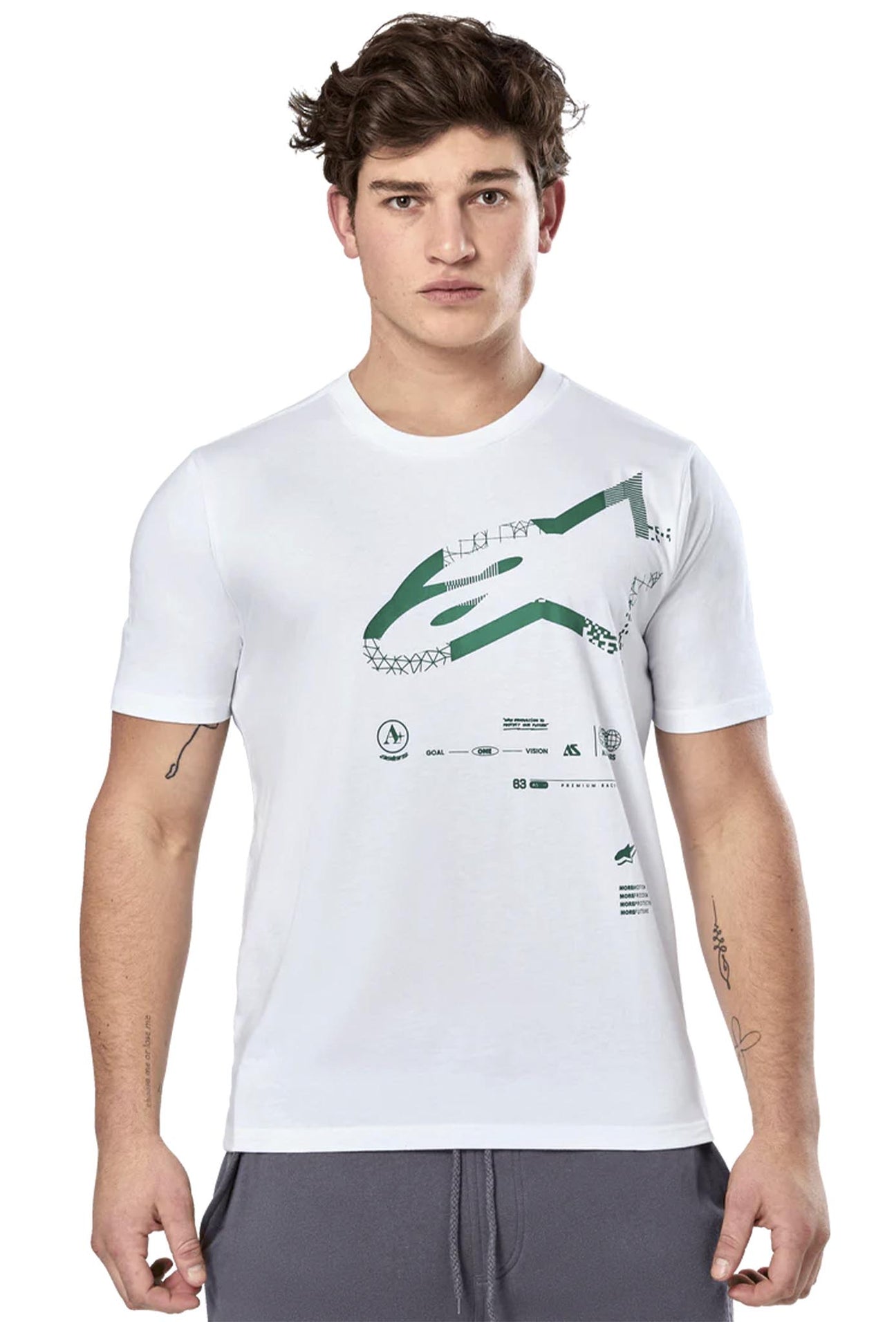 Camiseta Alpinestars Geografica SS CSF White