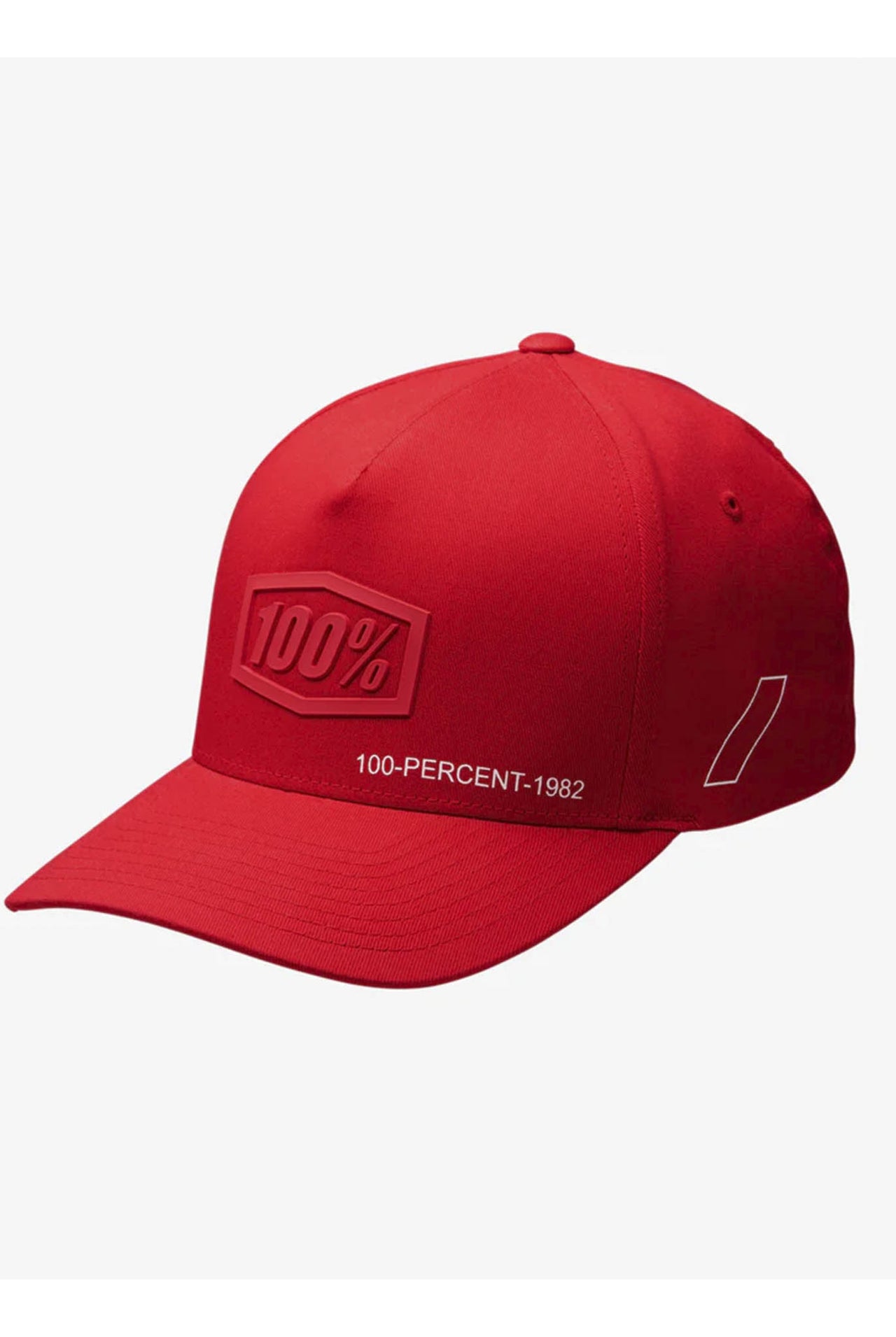 Gorra 100% Shadow Youth X-Fit Rojo Juvenil
